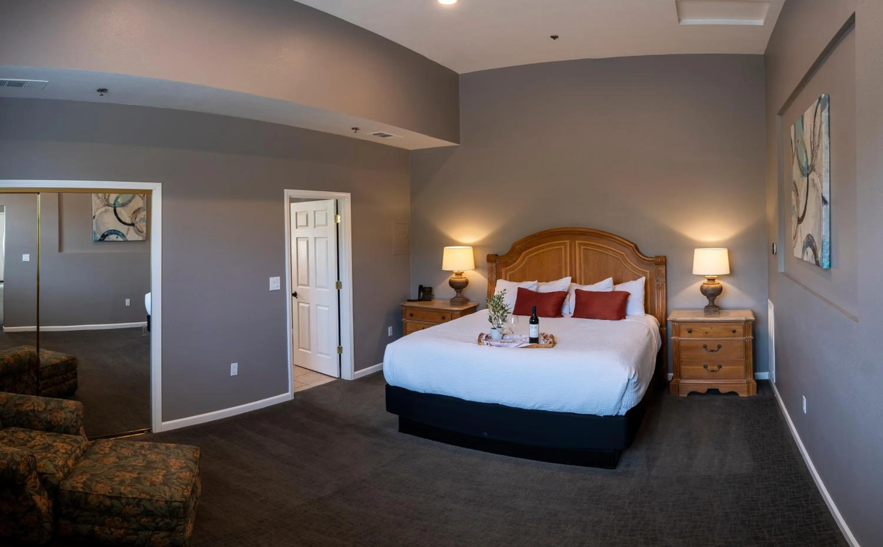 Bed in Purple Orchid Resort & Spa