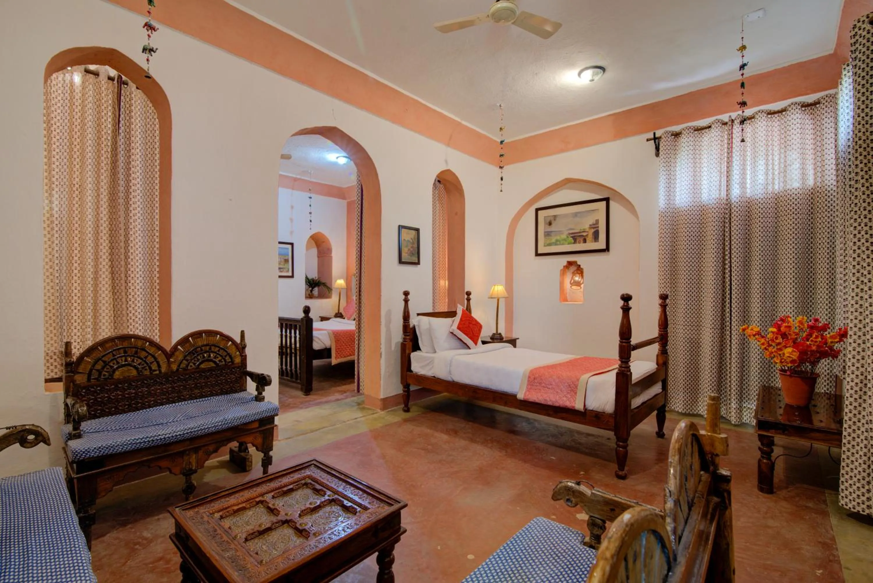 Photo of the whole room, Bed in Fort Dadhikar, Alwar