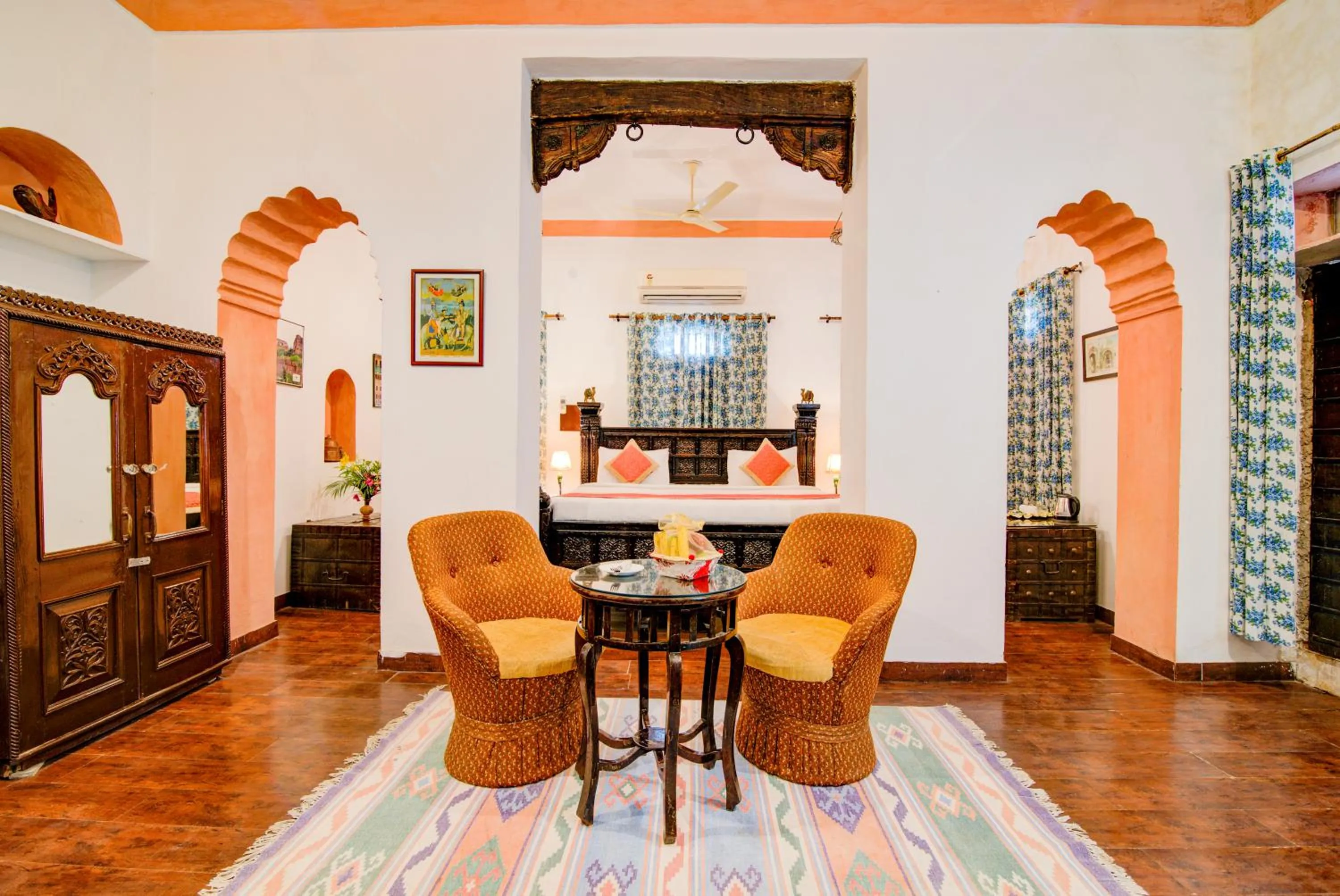 Living room in Fort Dadhikar, Alwar