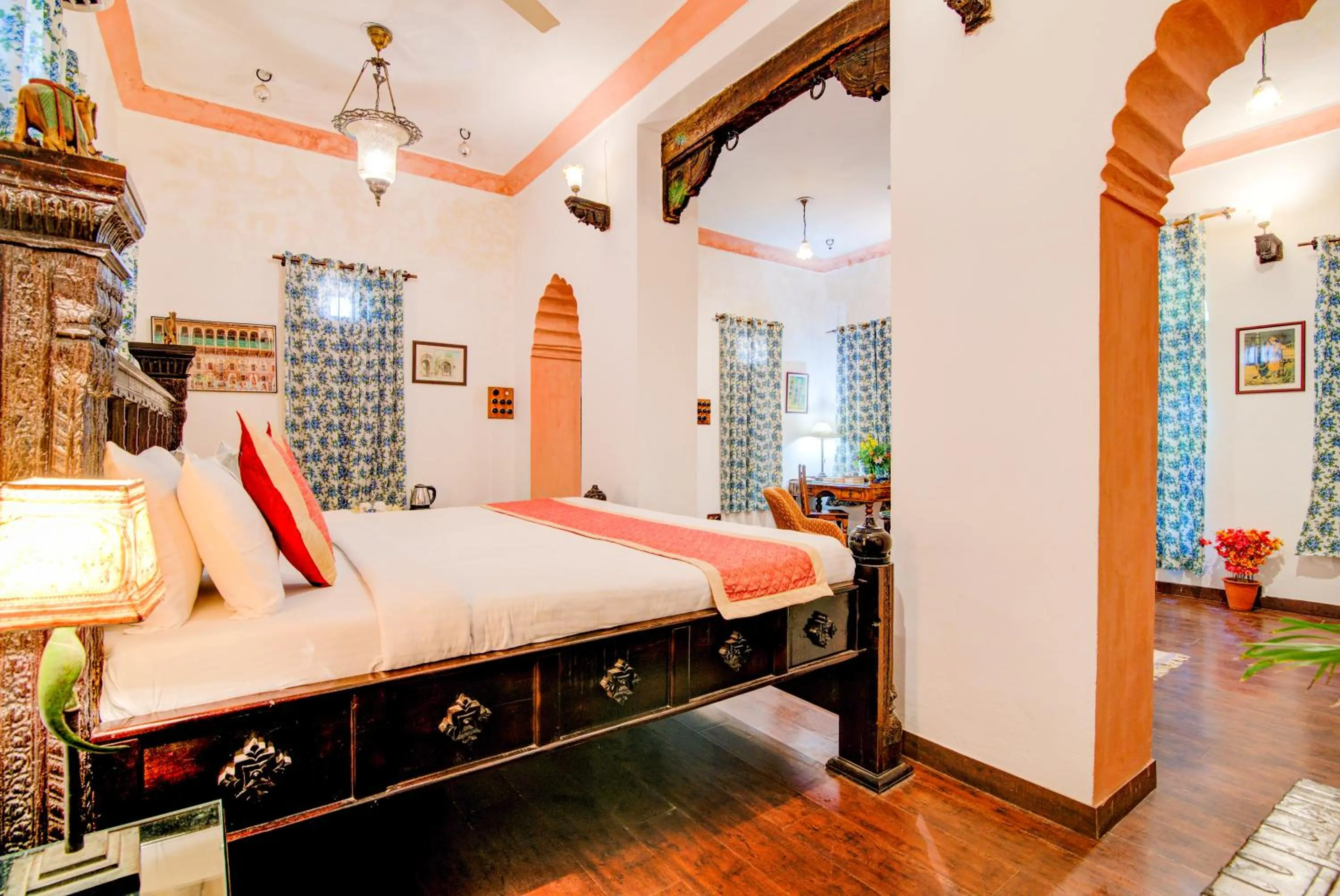 Photo of the whole room, Bed in Fort Dadhikar, Alwar