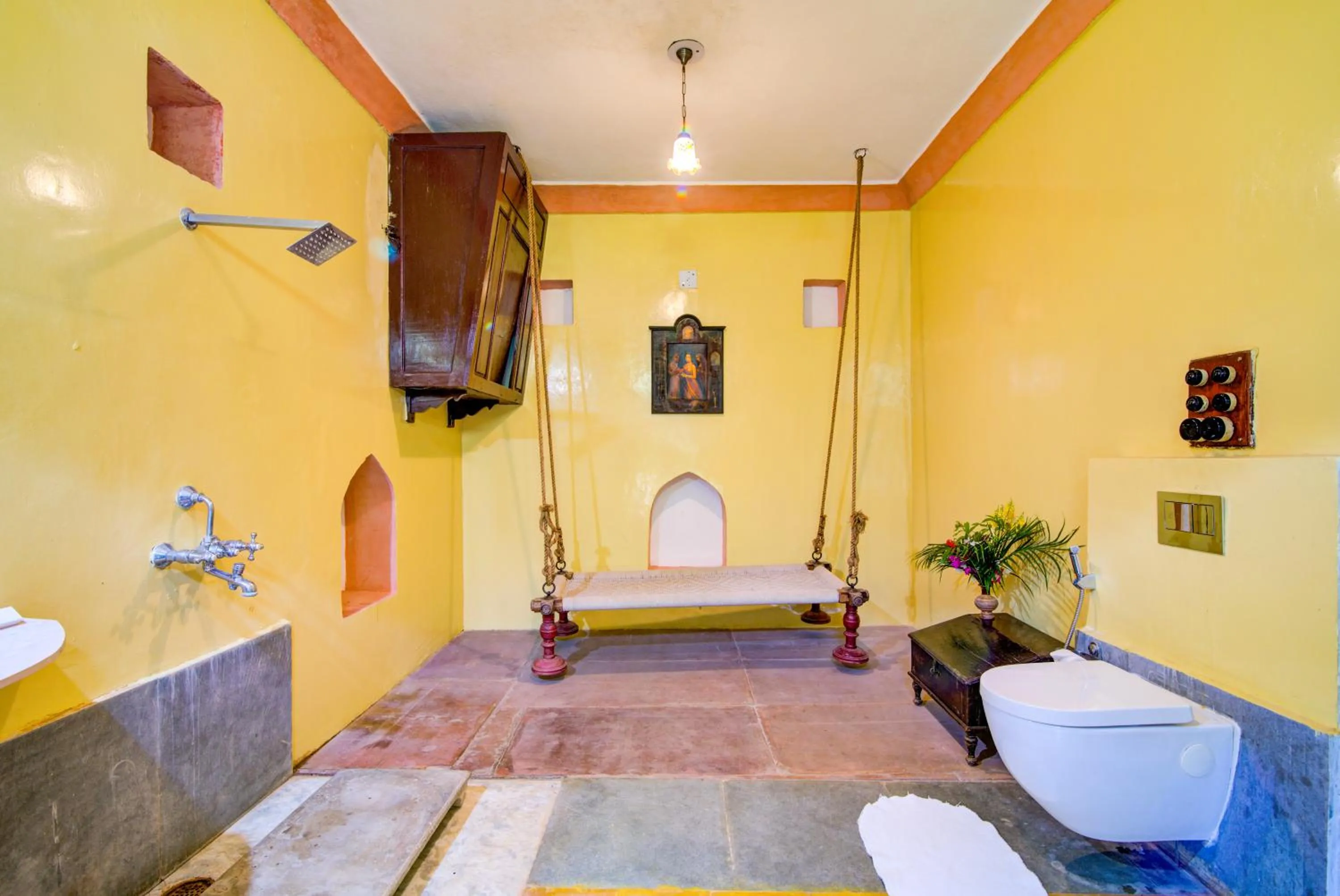 Toilet in Fort Dadhikar, Alwar