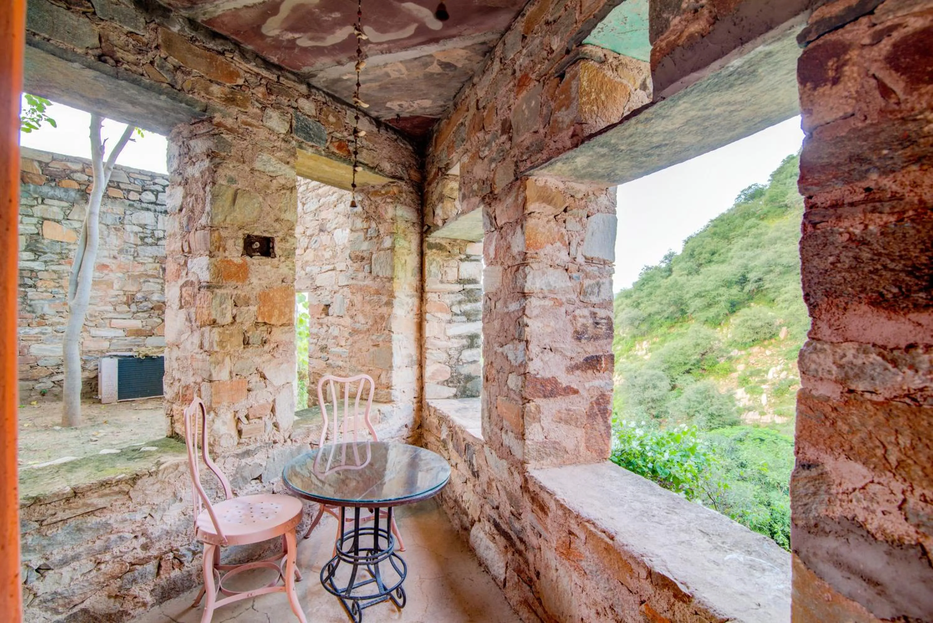 Natural landscape in Fort Dadhikar, Alwar