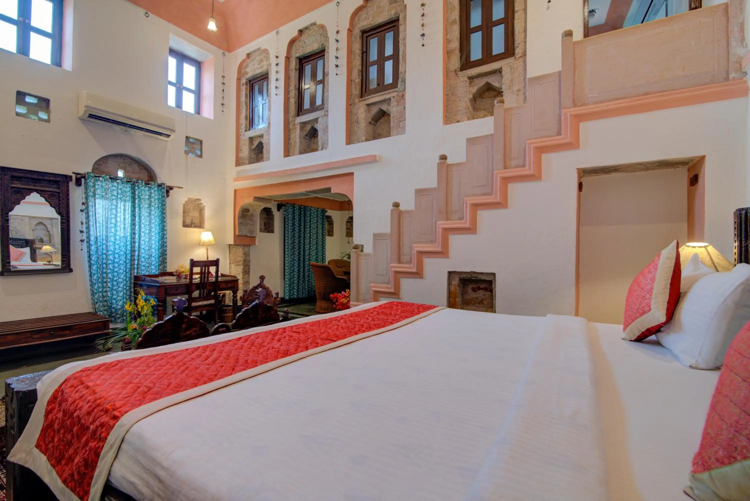 Photo of the whole room, Bed in Fort Dadhikar, Alwar