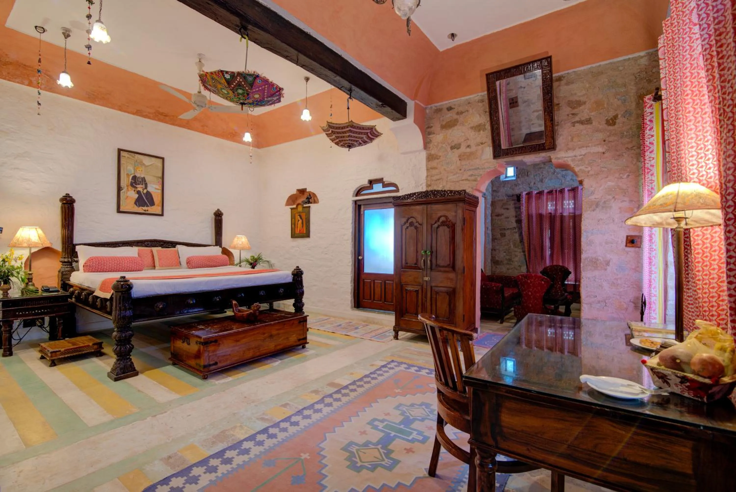 Photo of the whole room, Bed in Fort Dadhikar, Alwar