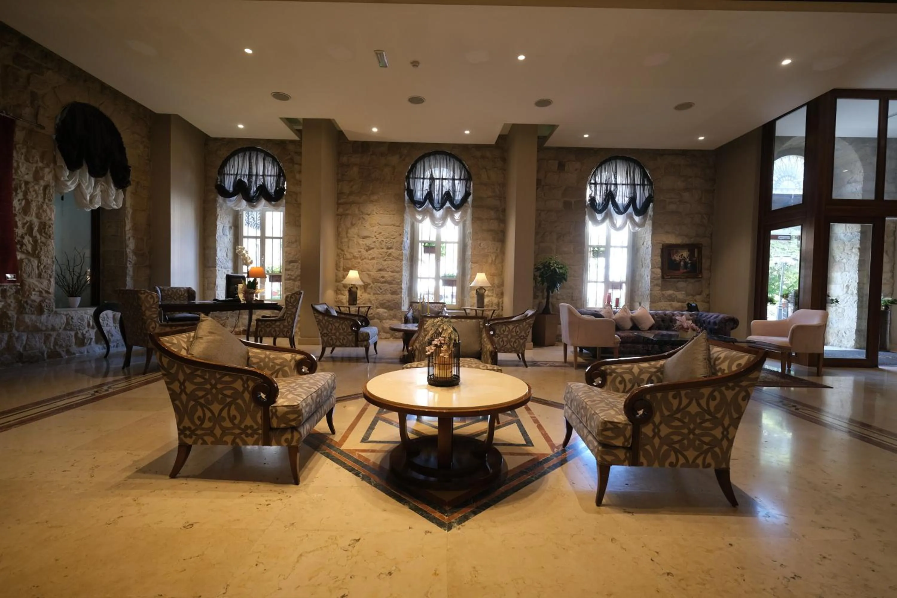 Lobby or reception in Grand Kadri Hotel - History Marked by Cristal Lebanon