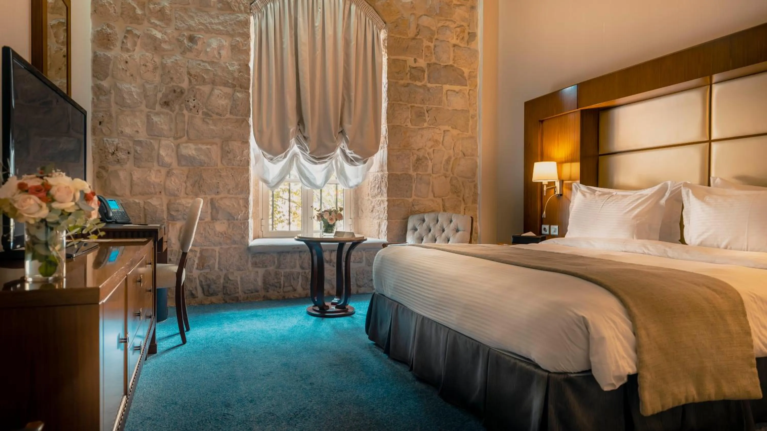 Bedroom, Bed in Grand Kadri Hotel - History Marked by Cristal Lebanon