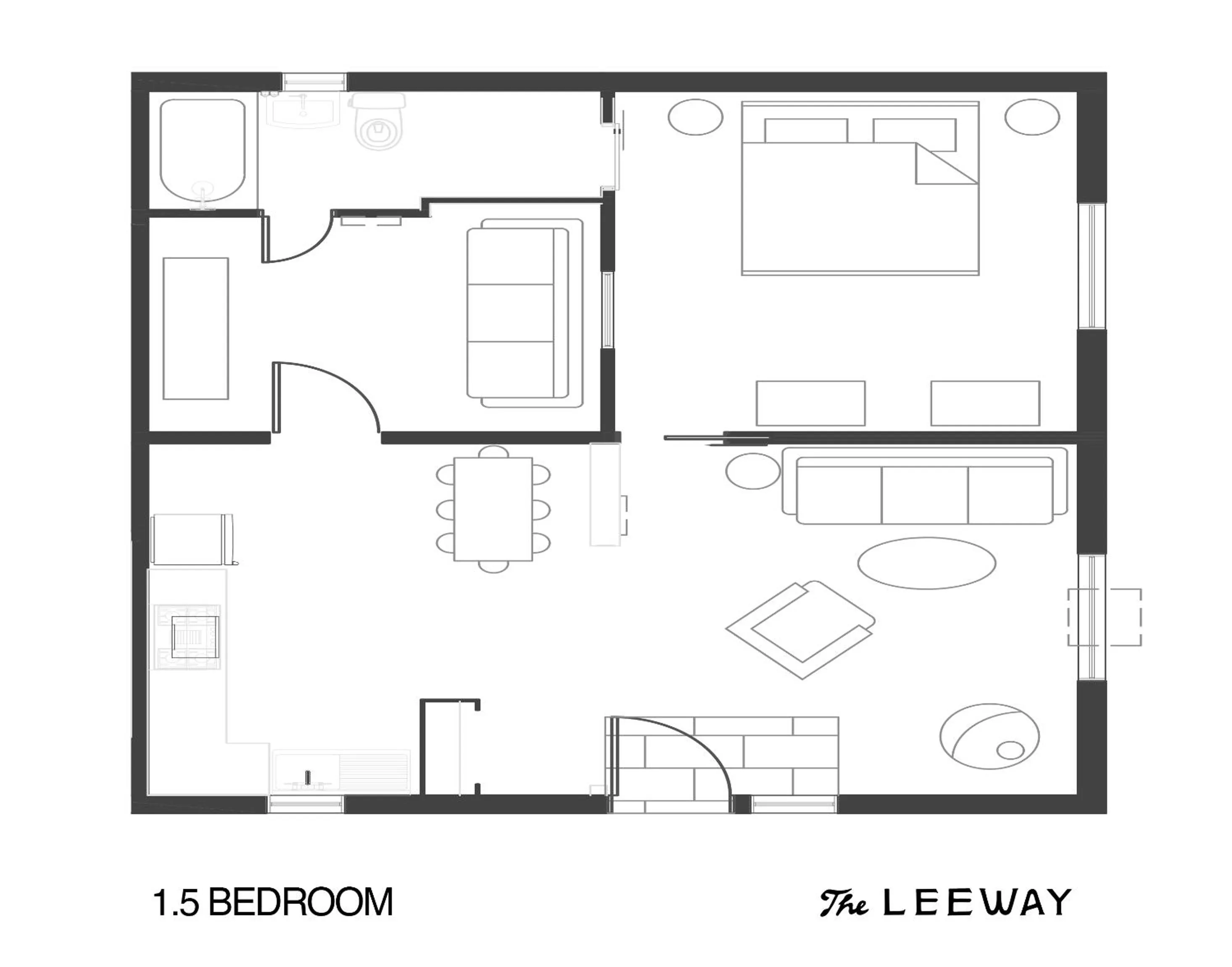 Floor plan in The Leeway