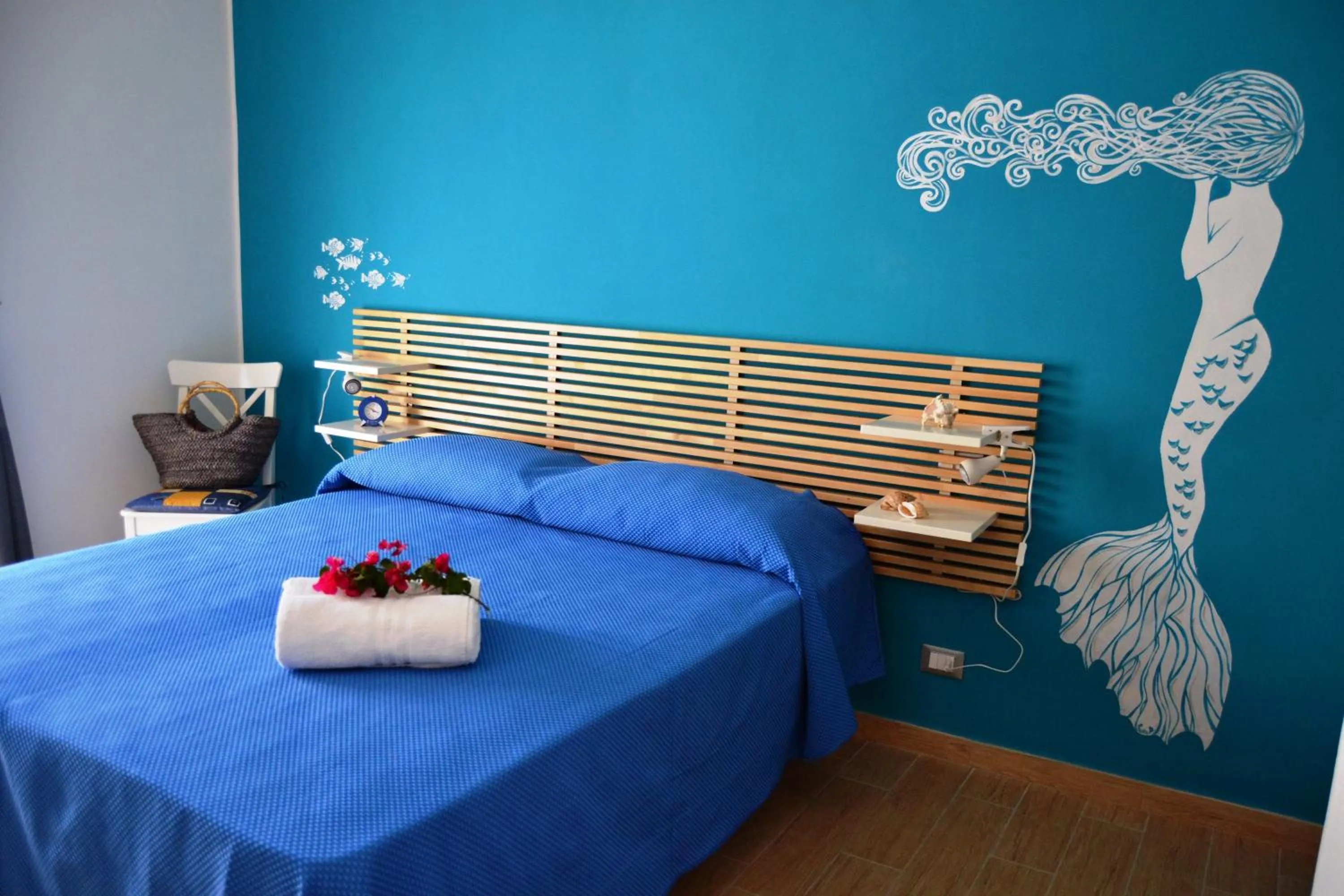 Decorative detail, Bed in B&B Vivere il Mare