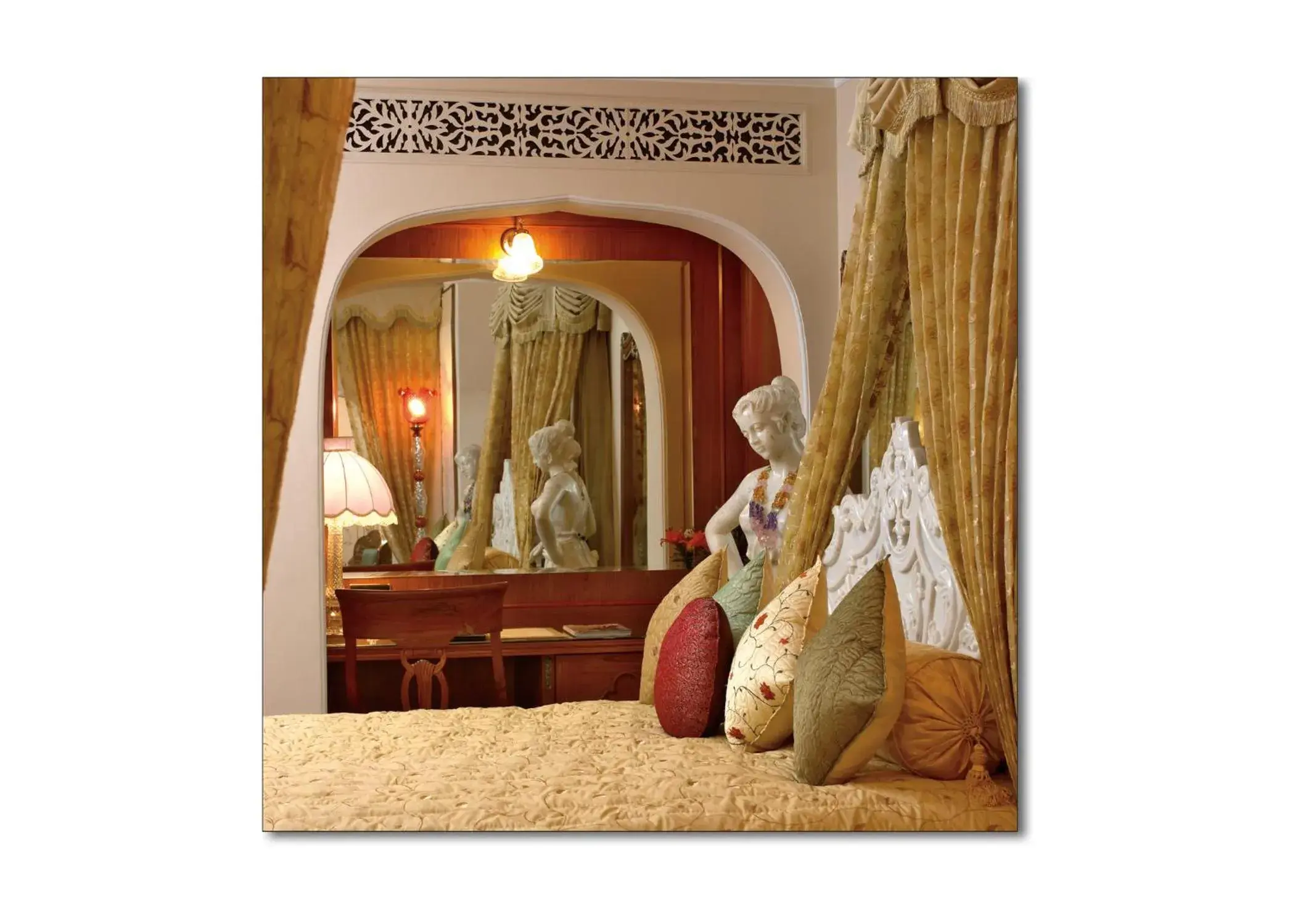 Bed in Shiv Vilas Resort Bed in Shiv Vilas Resort