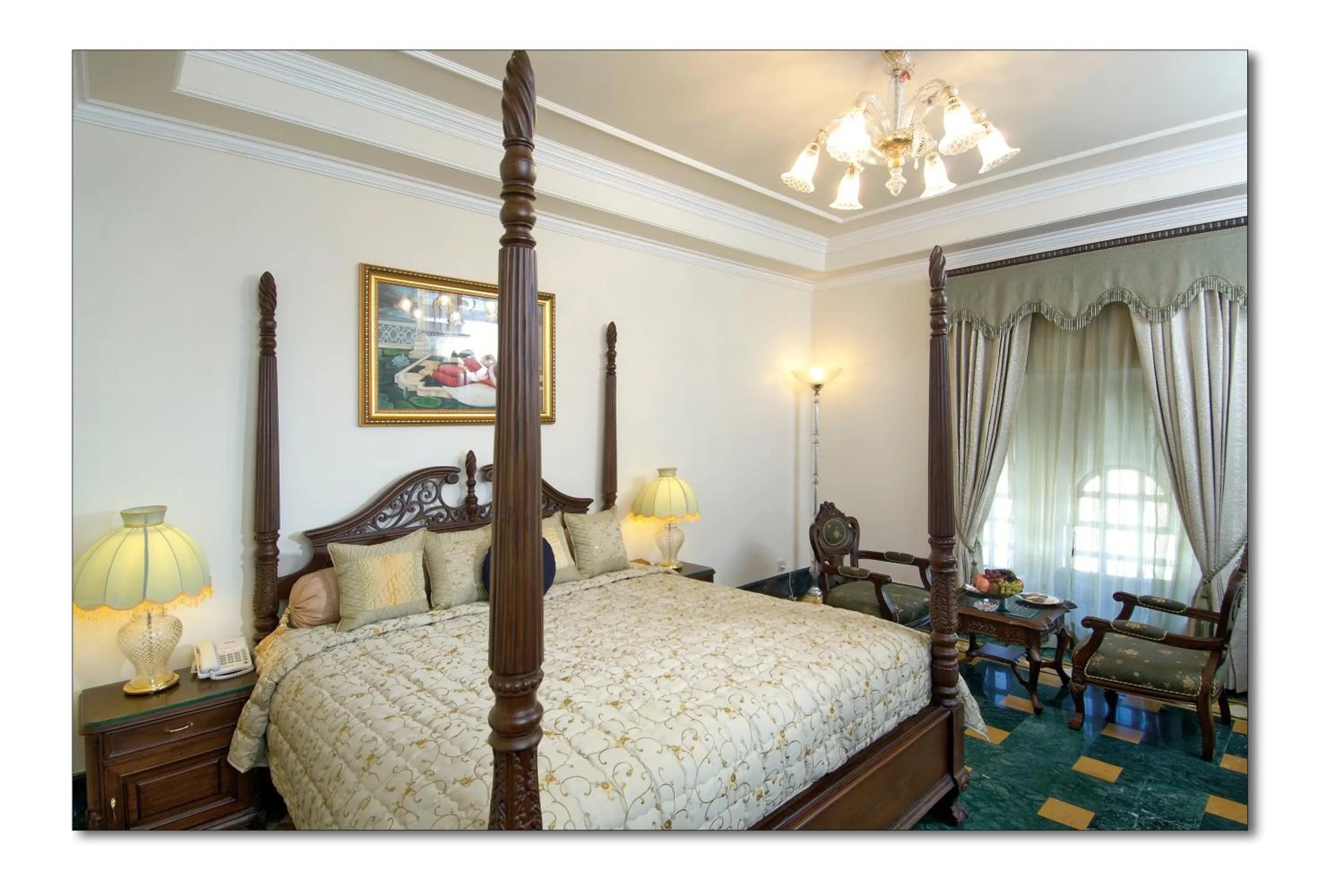 Bedroom in Shiv Vilas Resort