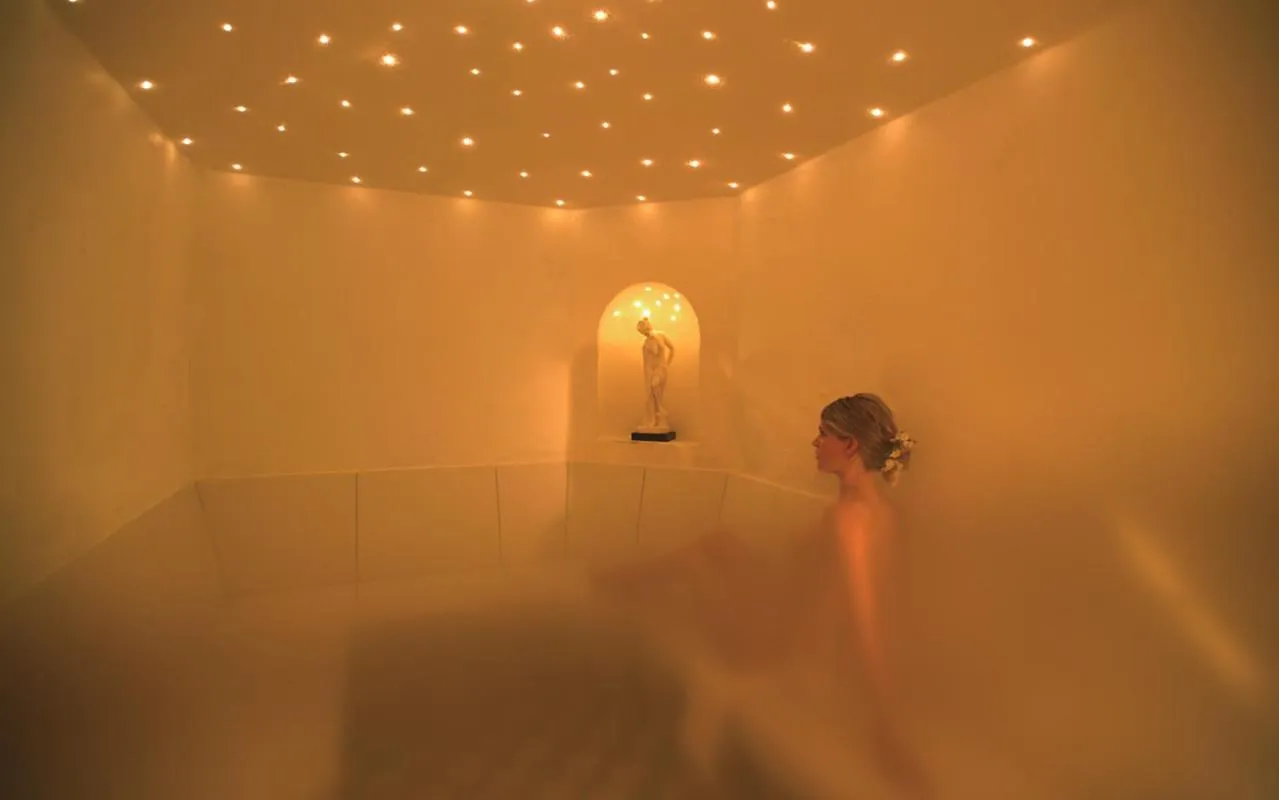 Steam room in Shiv Vilas Resort