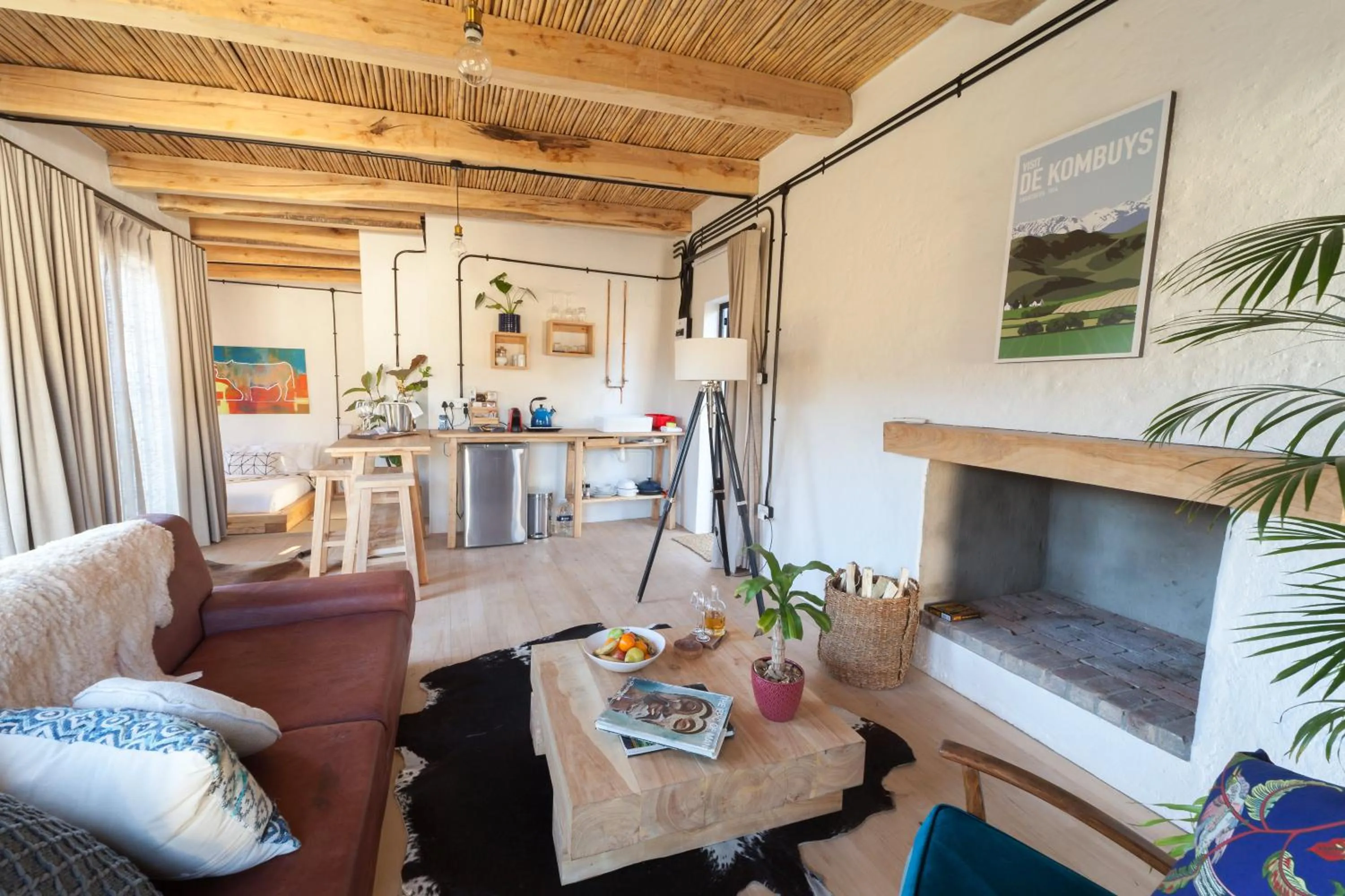 Living room in De Kombuys