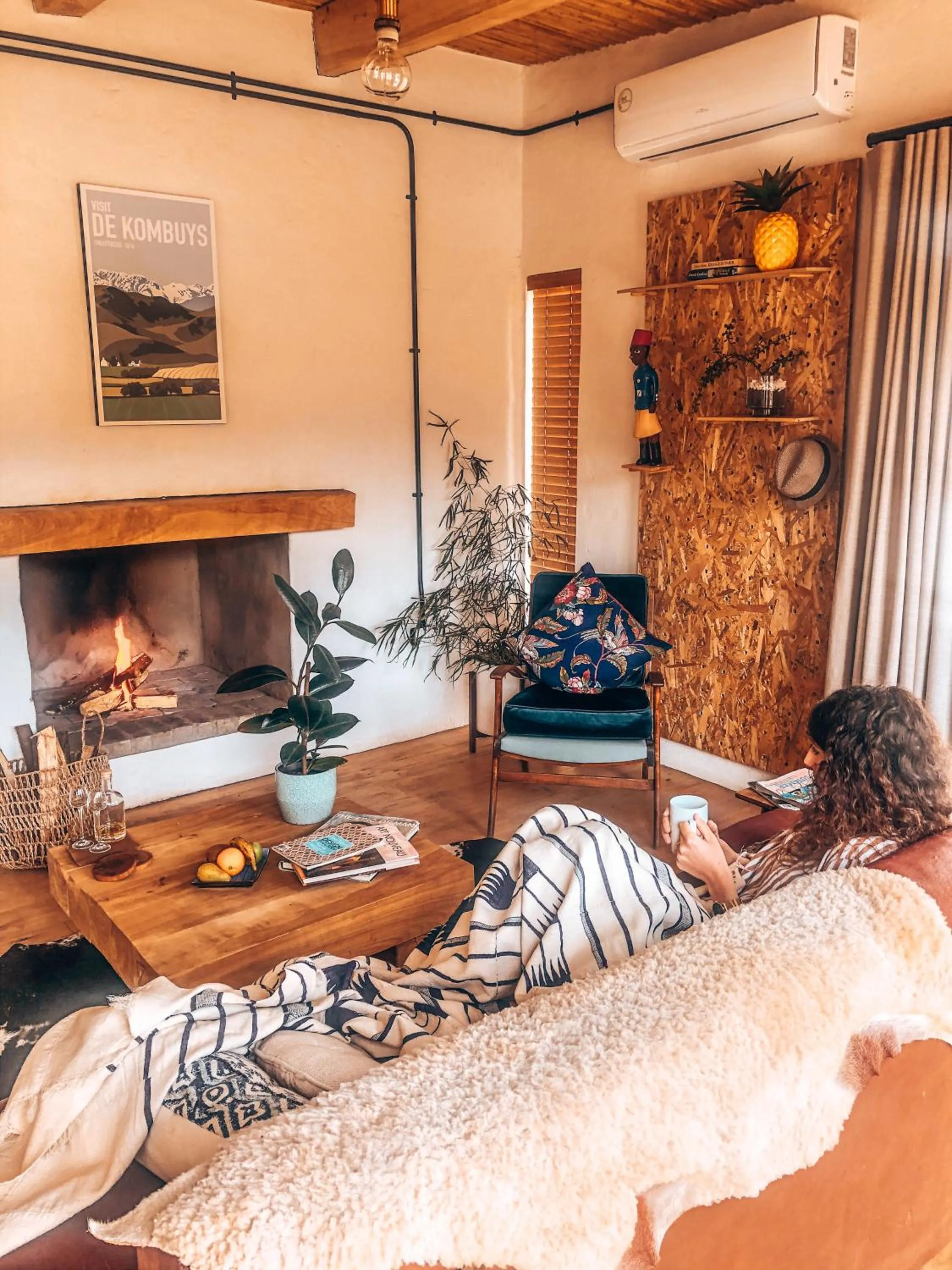 Living room in De Kombuys