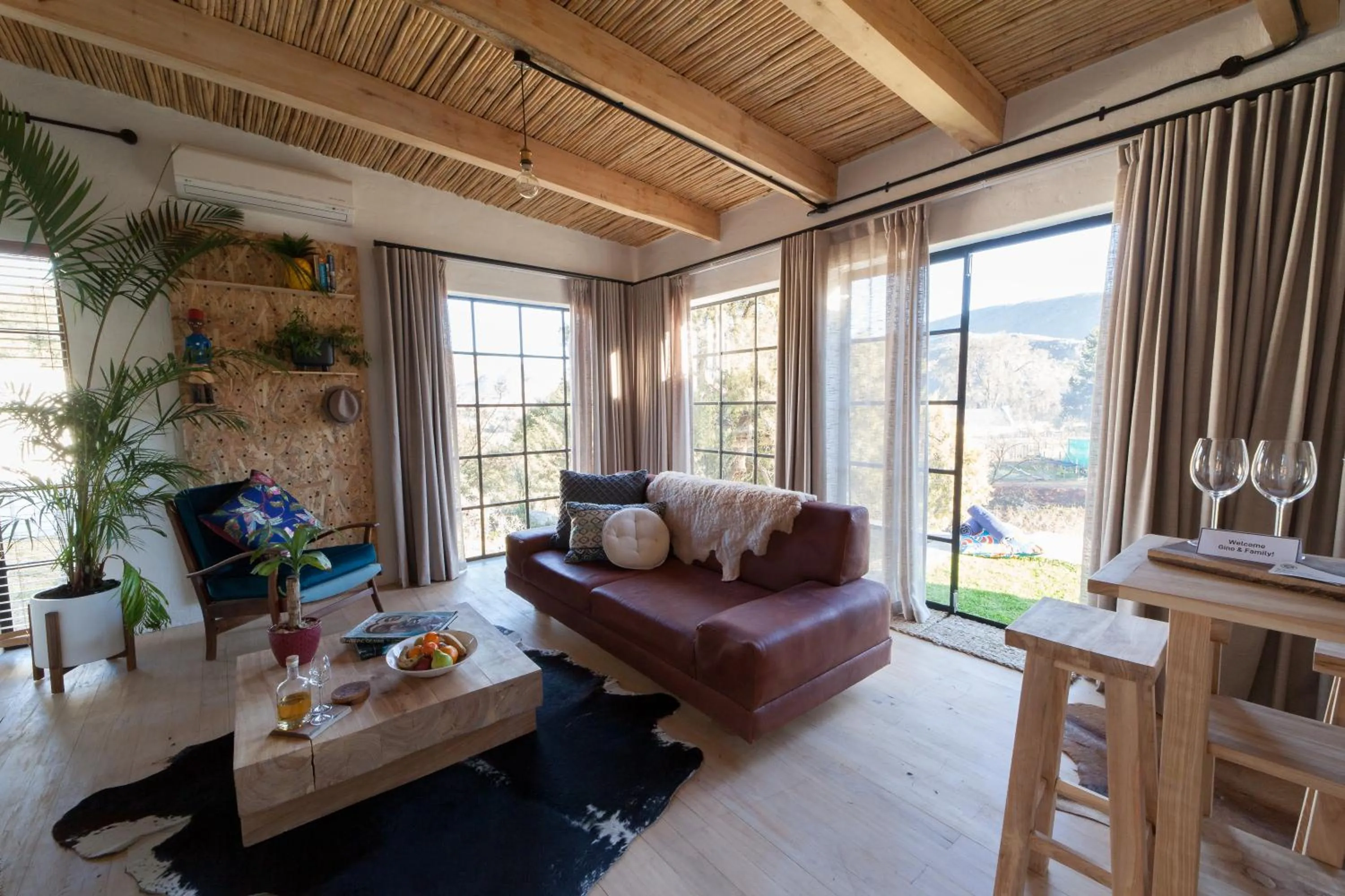 Living room in De Kombuys