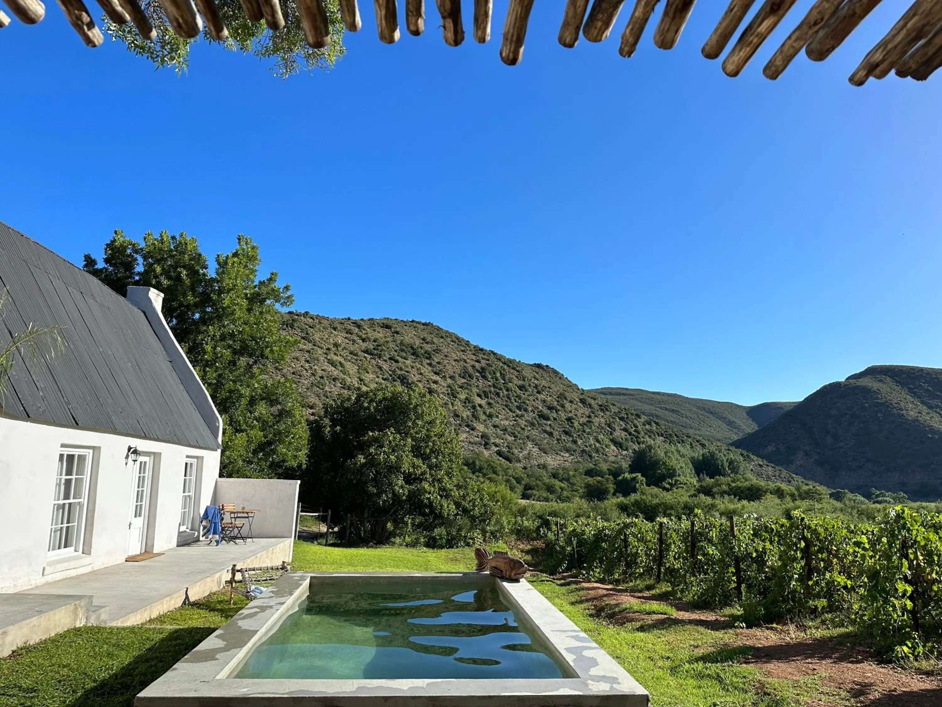 Swimming pool in De Kombuys