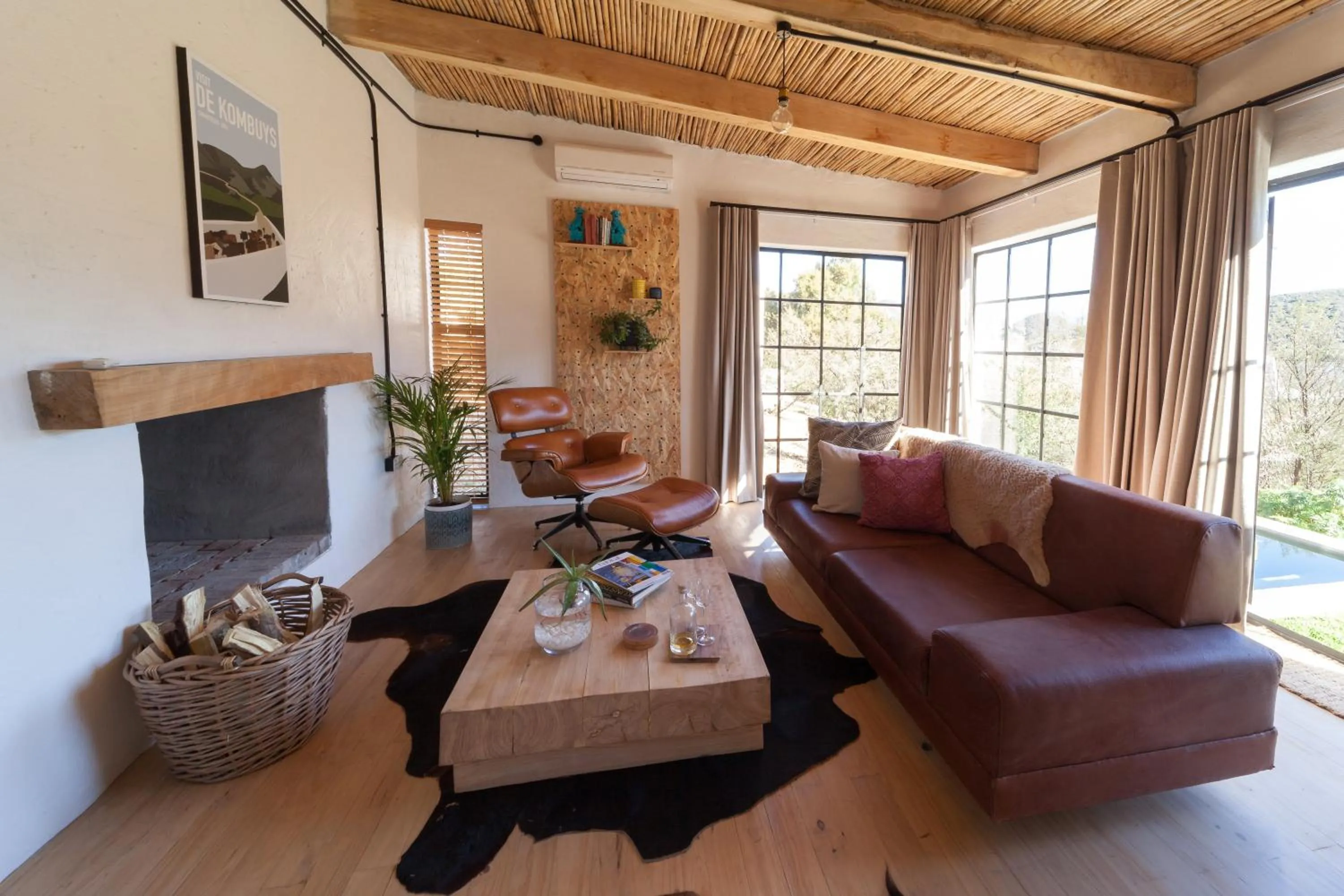 Living room in De Kombuys