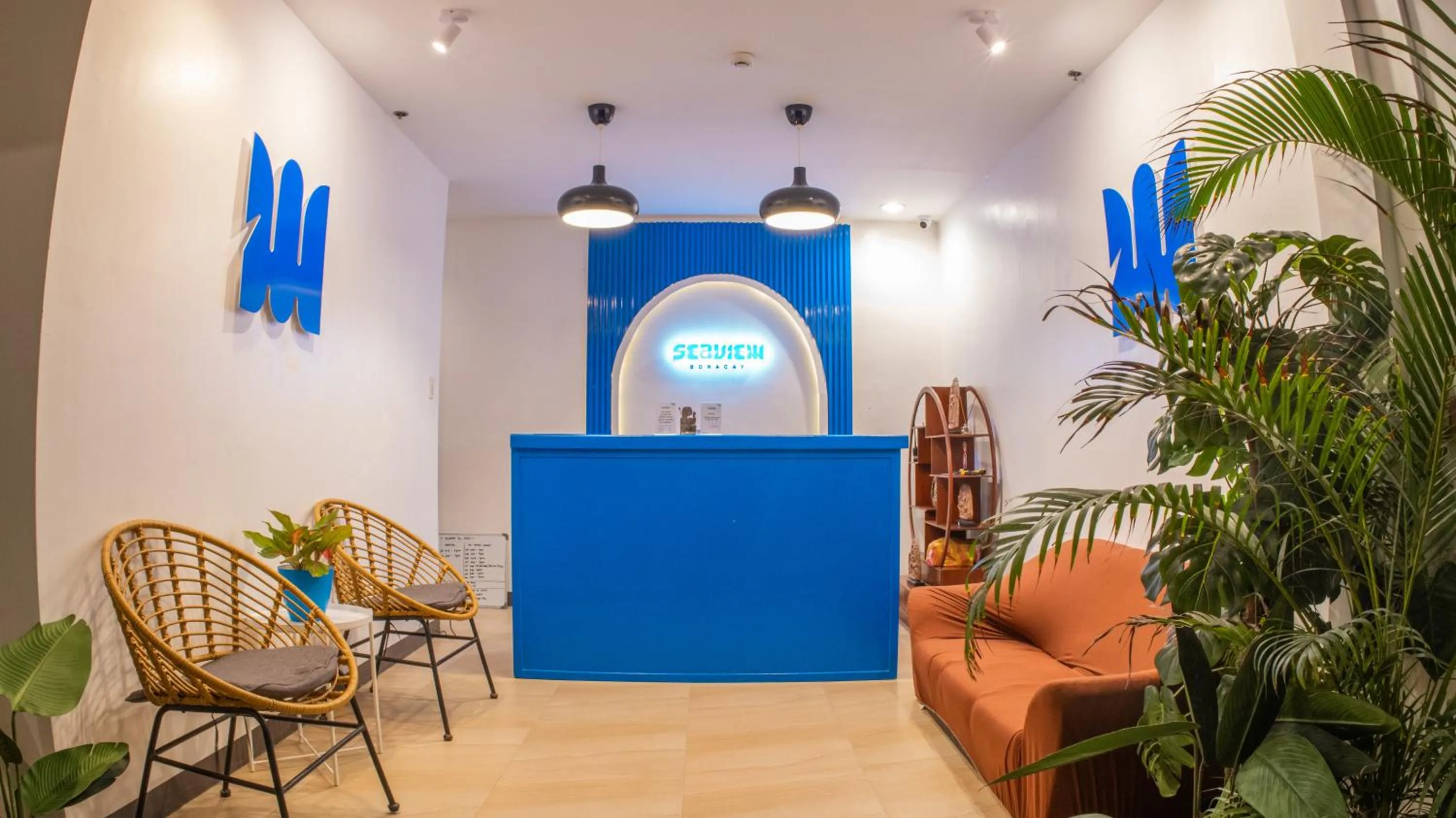 Lobby or reception in Boracay Sea View Hotel