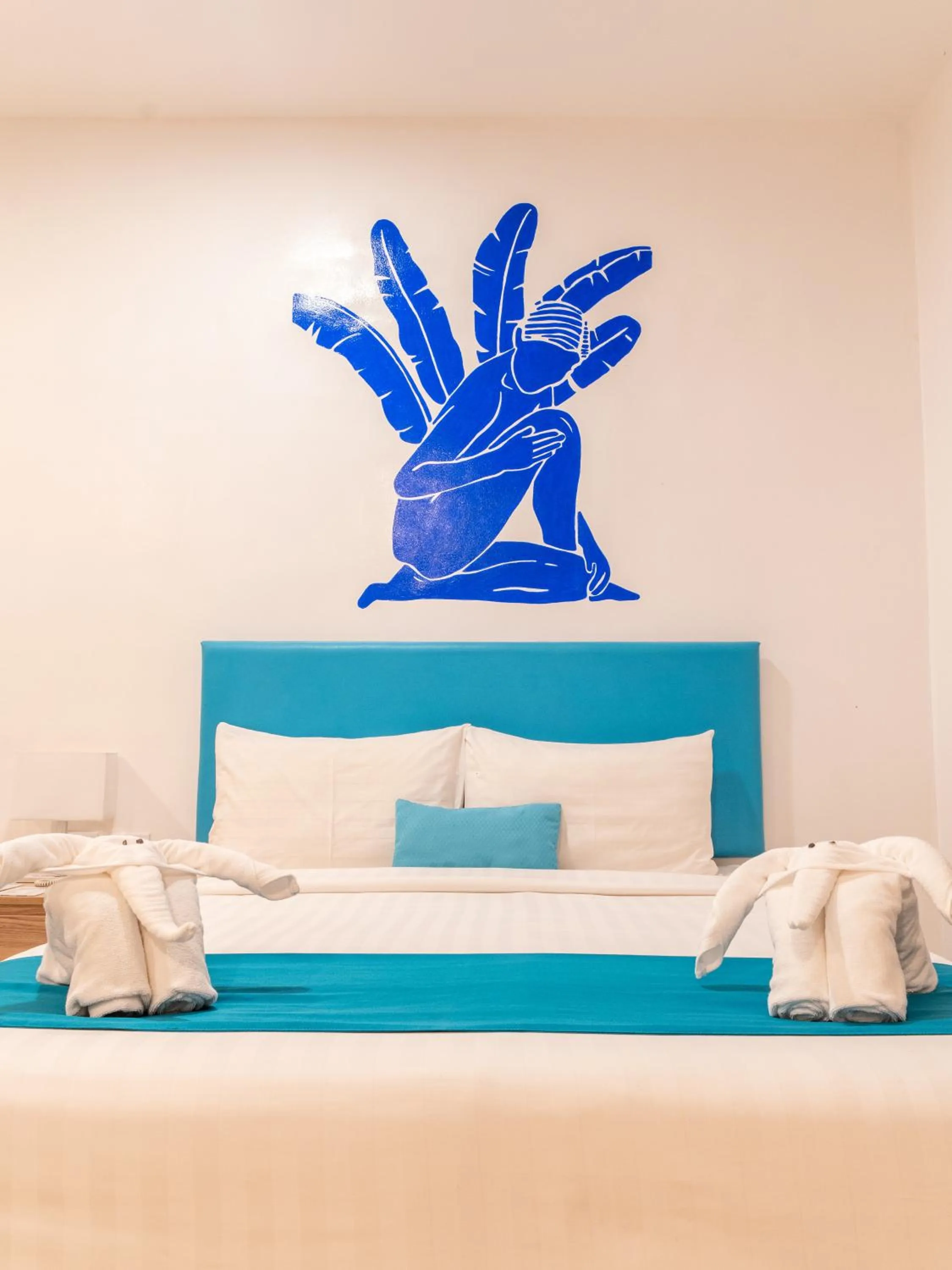 Bed in Boracay Sea View Hotel