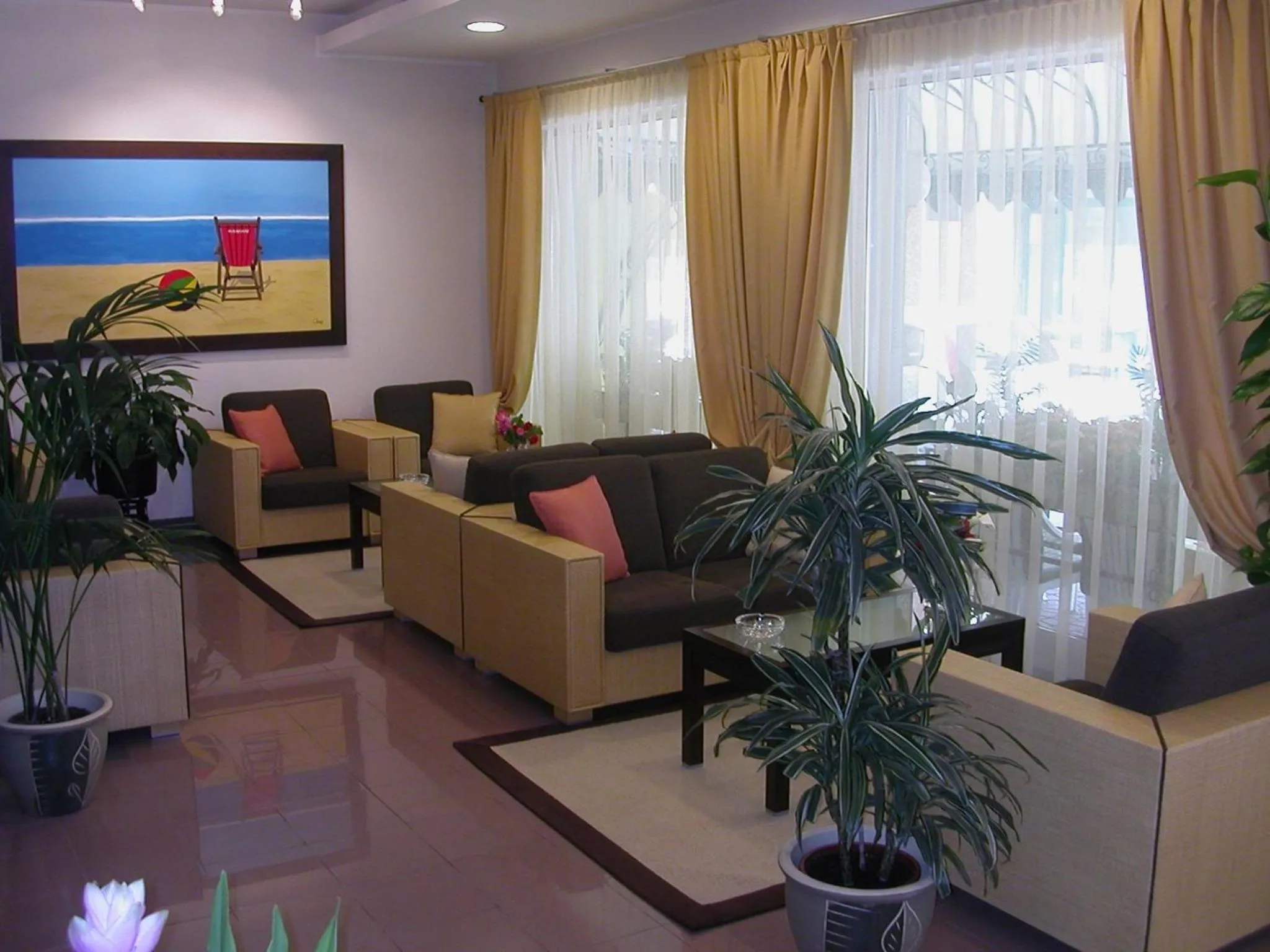 Lobby or reception in Hotel Miramare