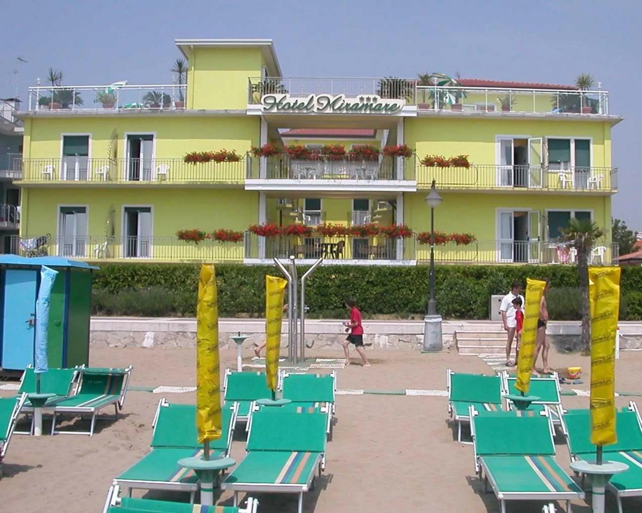 Beach in Hotel Miramare