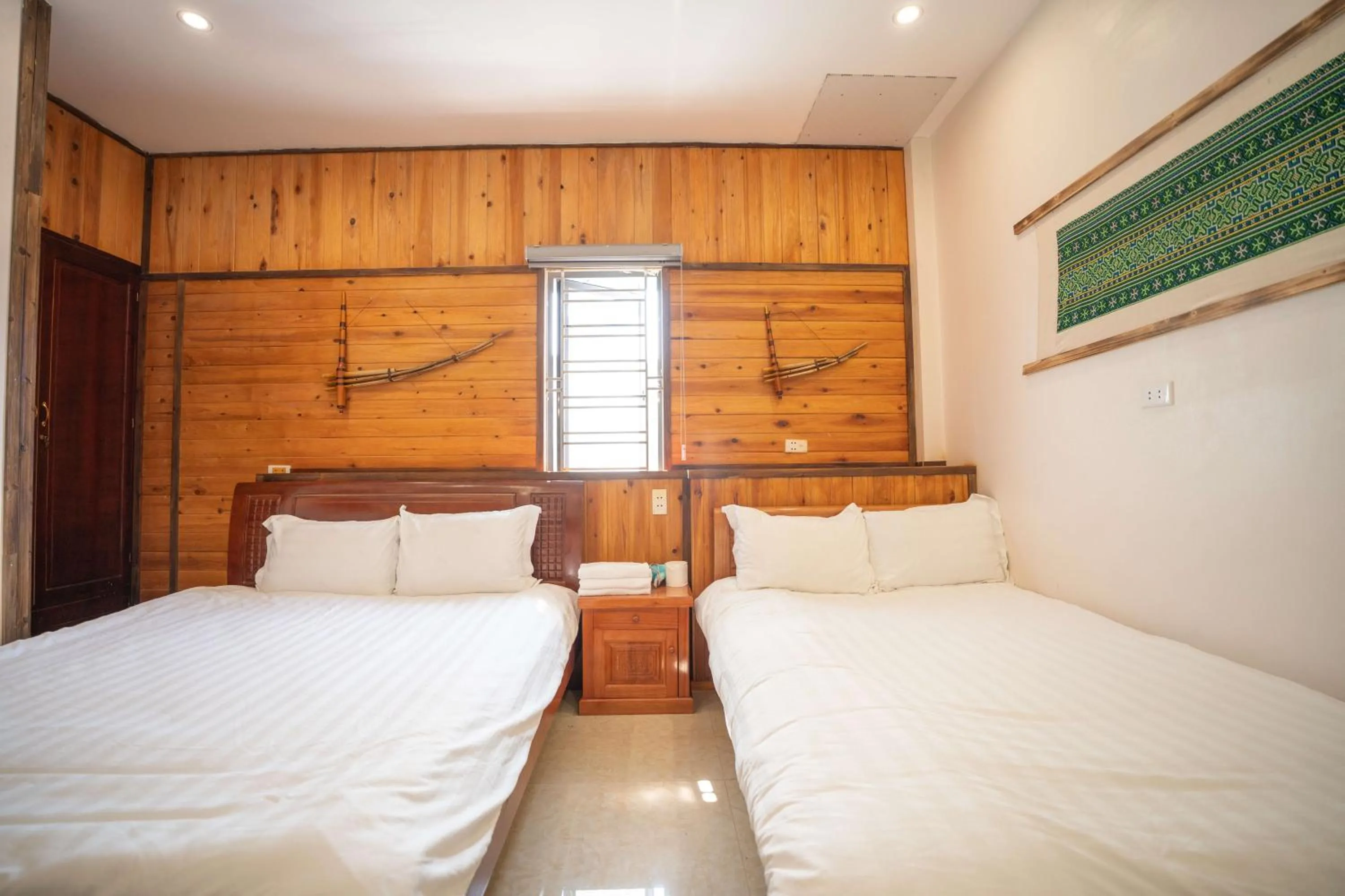 Bed in Sinai Bungalow & Hotel SaPa
