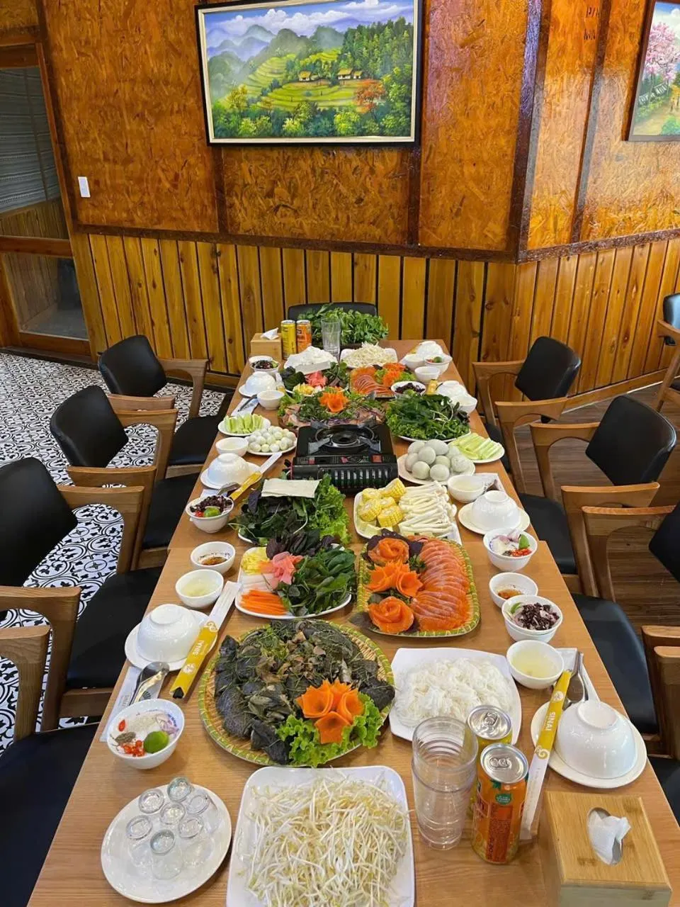 Dinner in Sinai Bungalow & Hotel SaPa