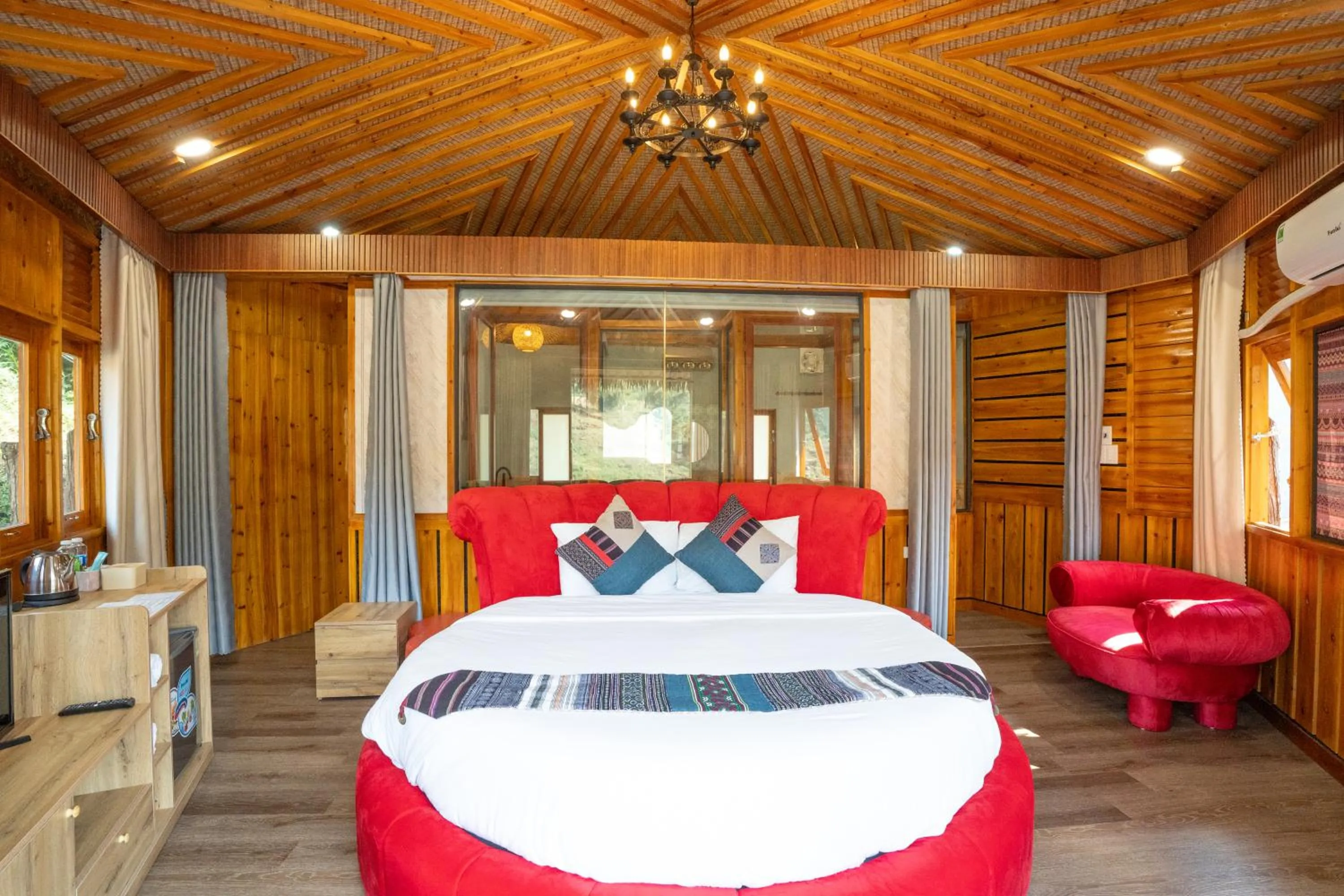 Bed in Sinai Bungalow & Hotel SaPa