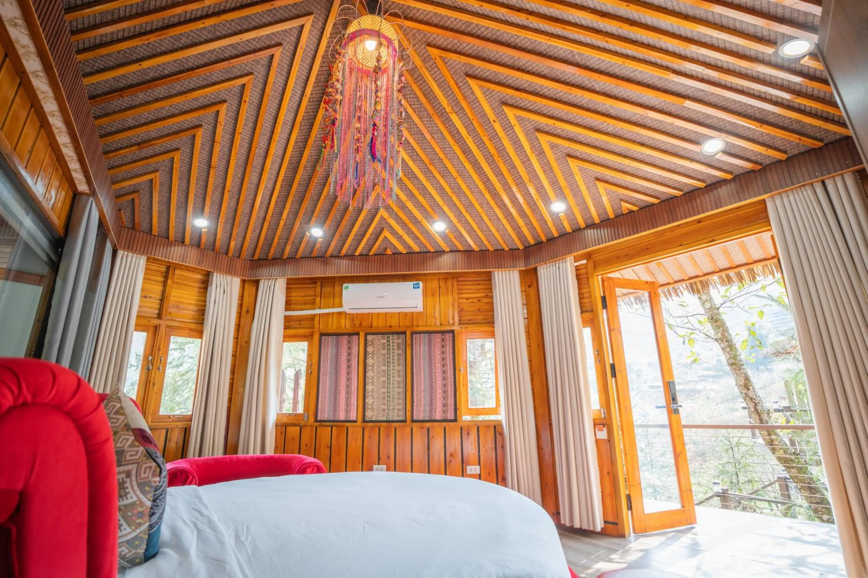 Bed in Sinai Bungalow & Hotel SaPa