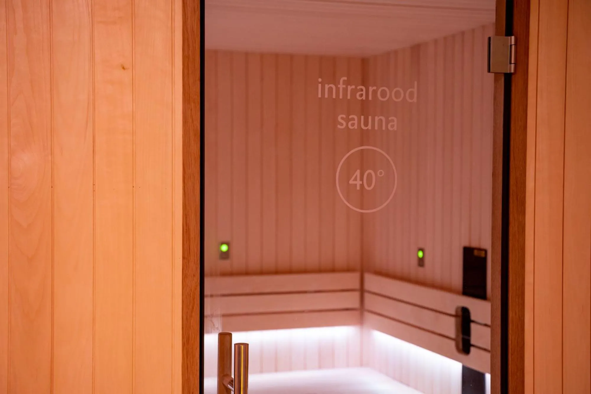 Sauna in blooming