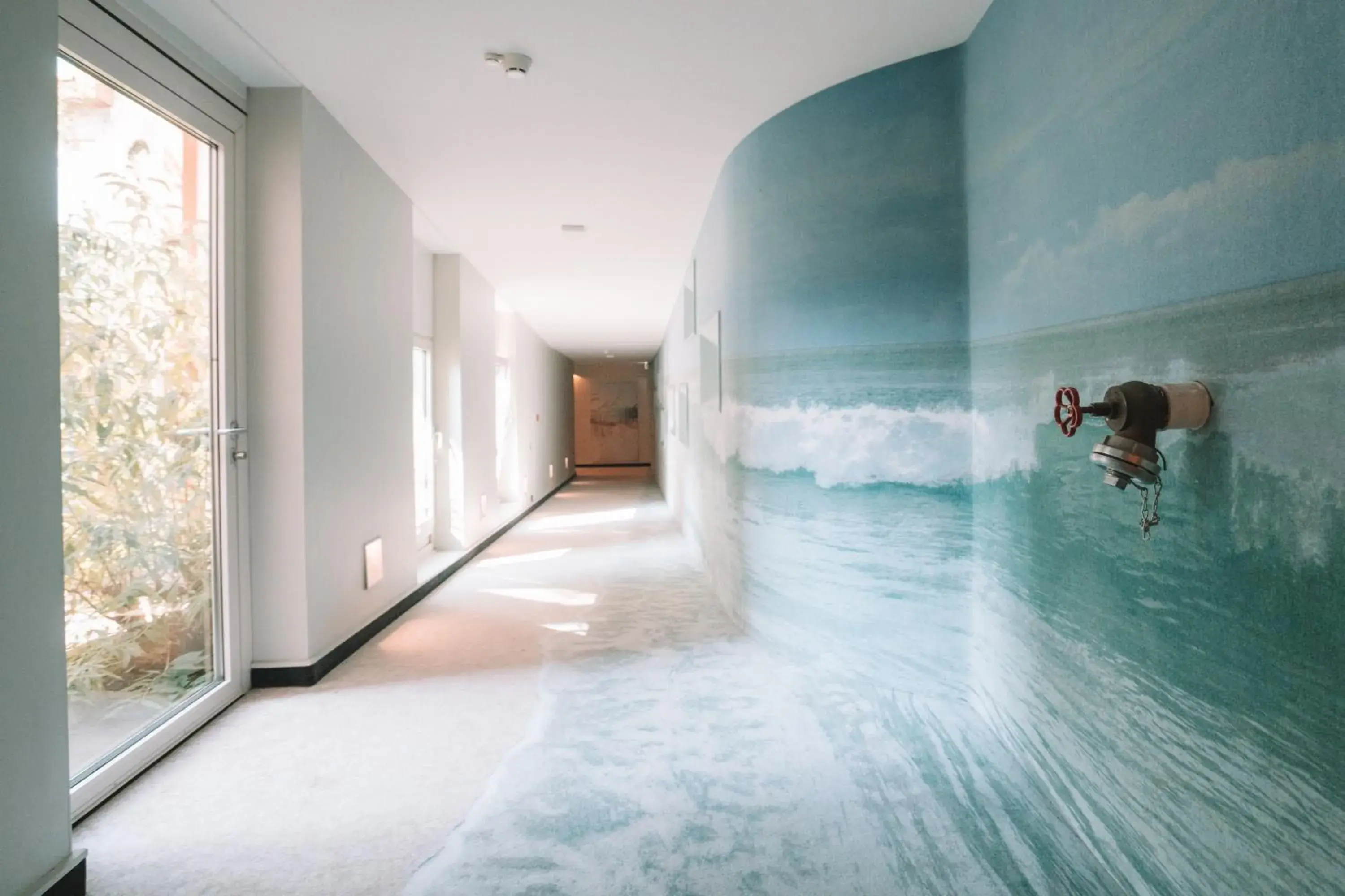 Swimming pool in blooming Swimming pool in blooming