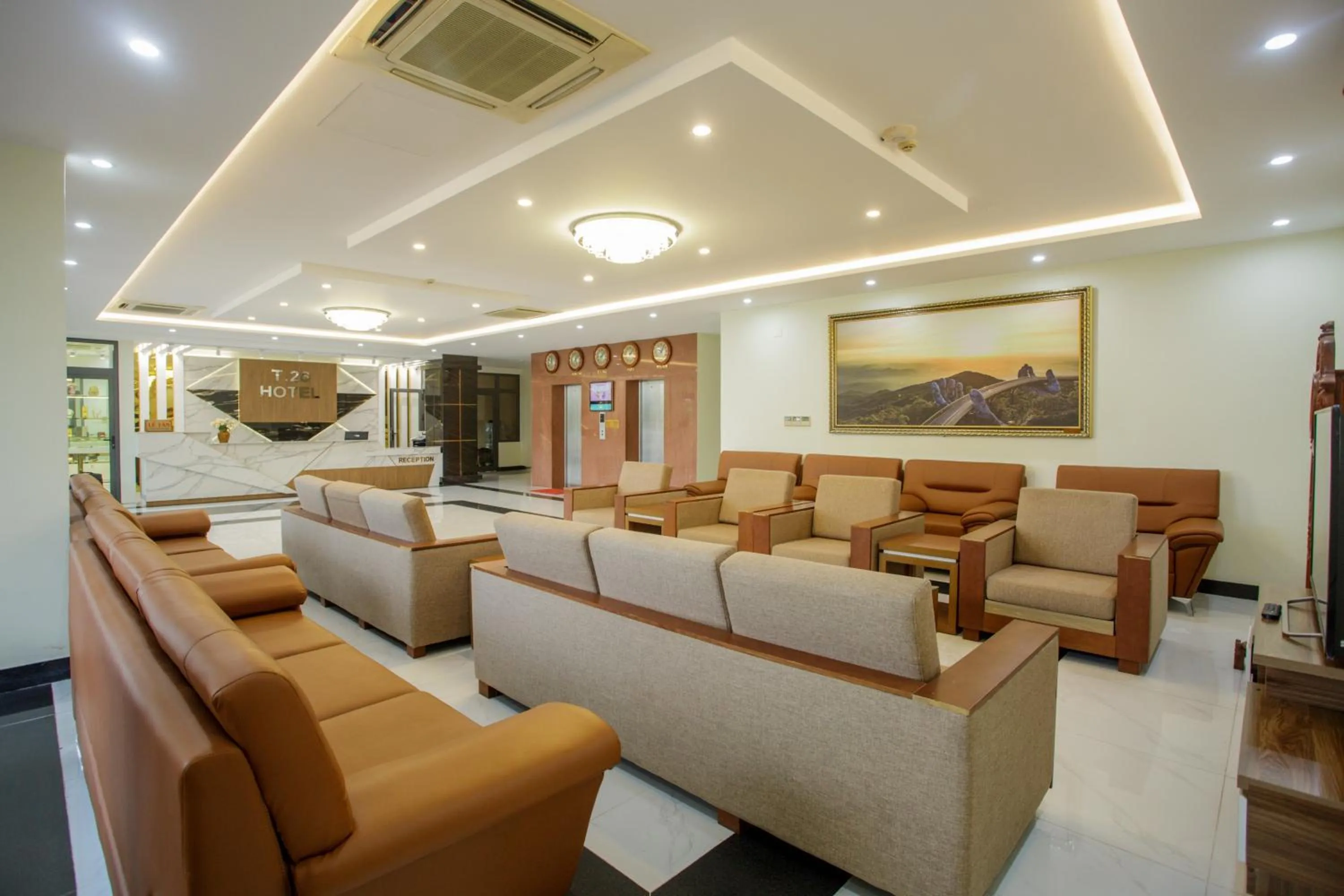 Lobby or reception in T.26 Hotel