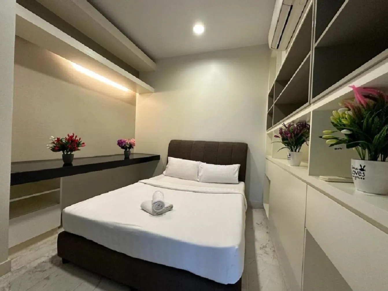 Bed in The Platinum KLCC Luxury Suite