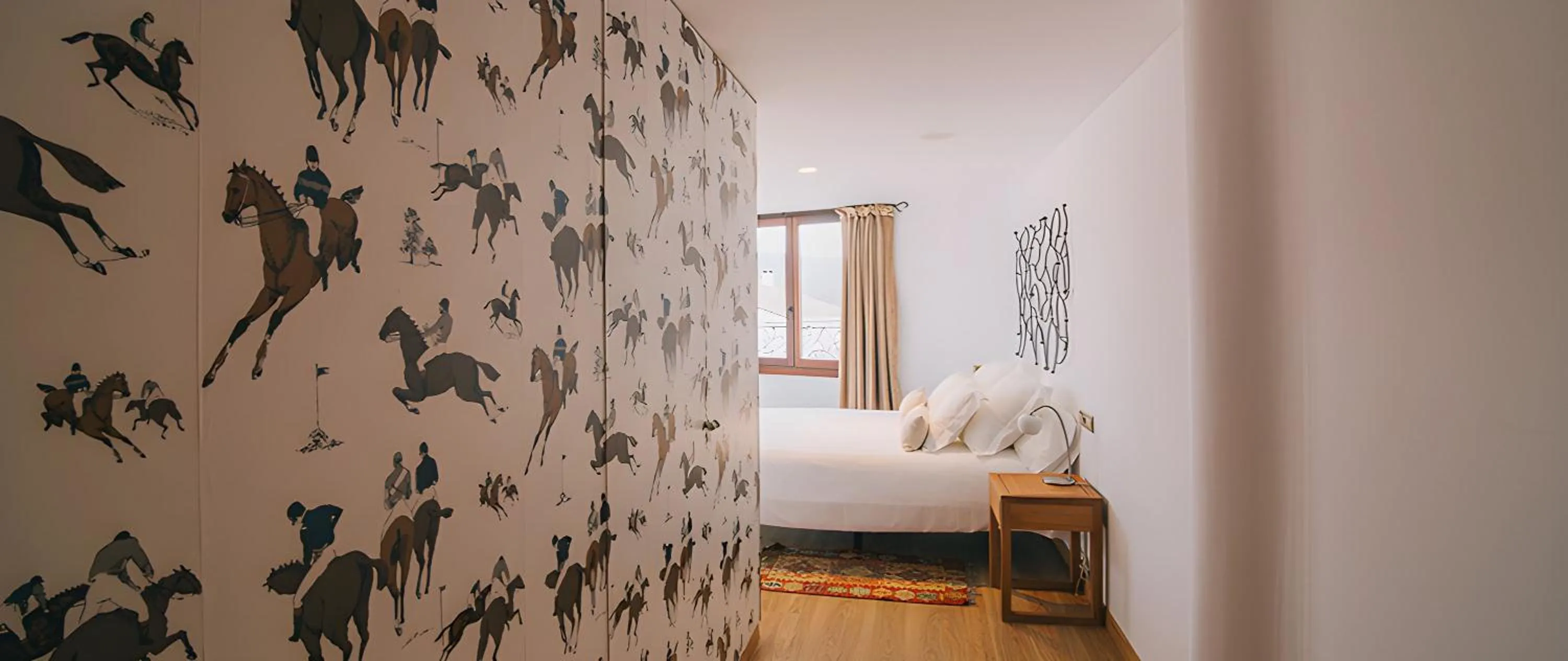 Bed in Hotel Rural Quercus Tierra