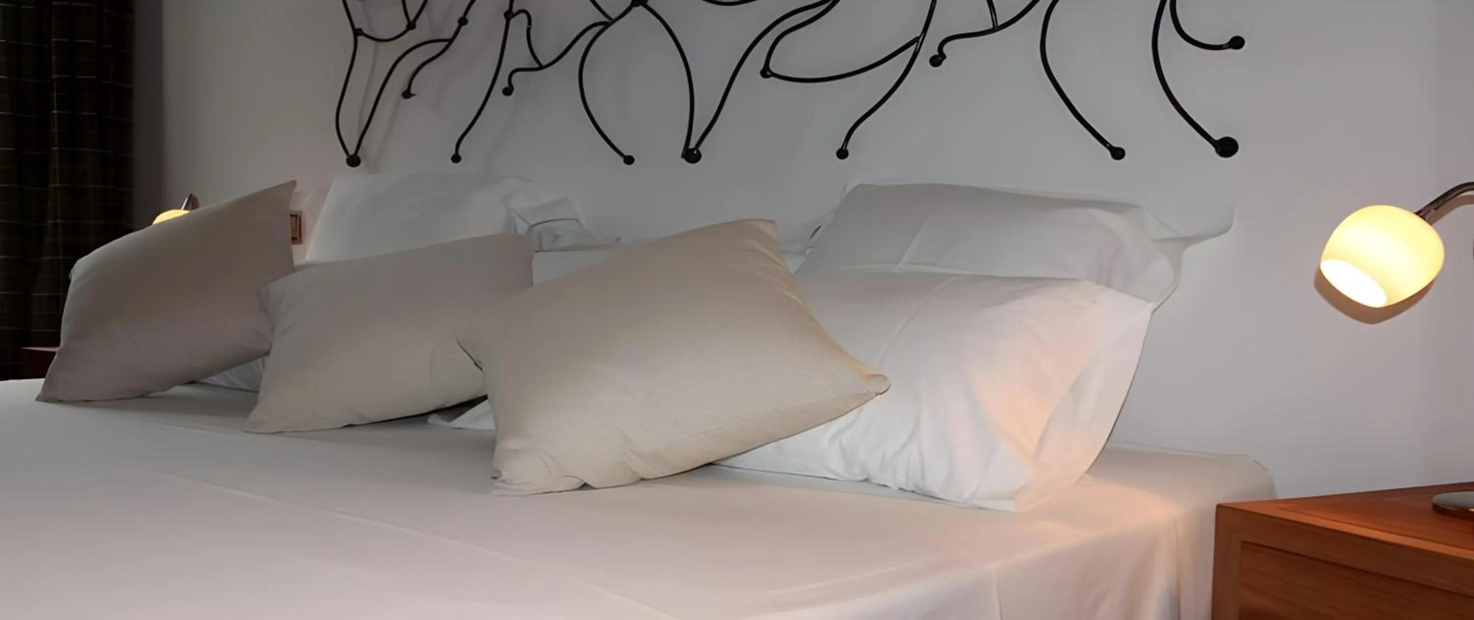 Bed in Hotel Rural Quercus Tierra