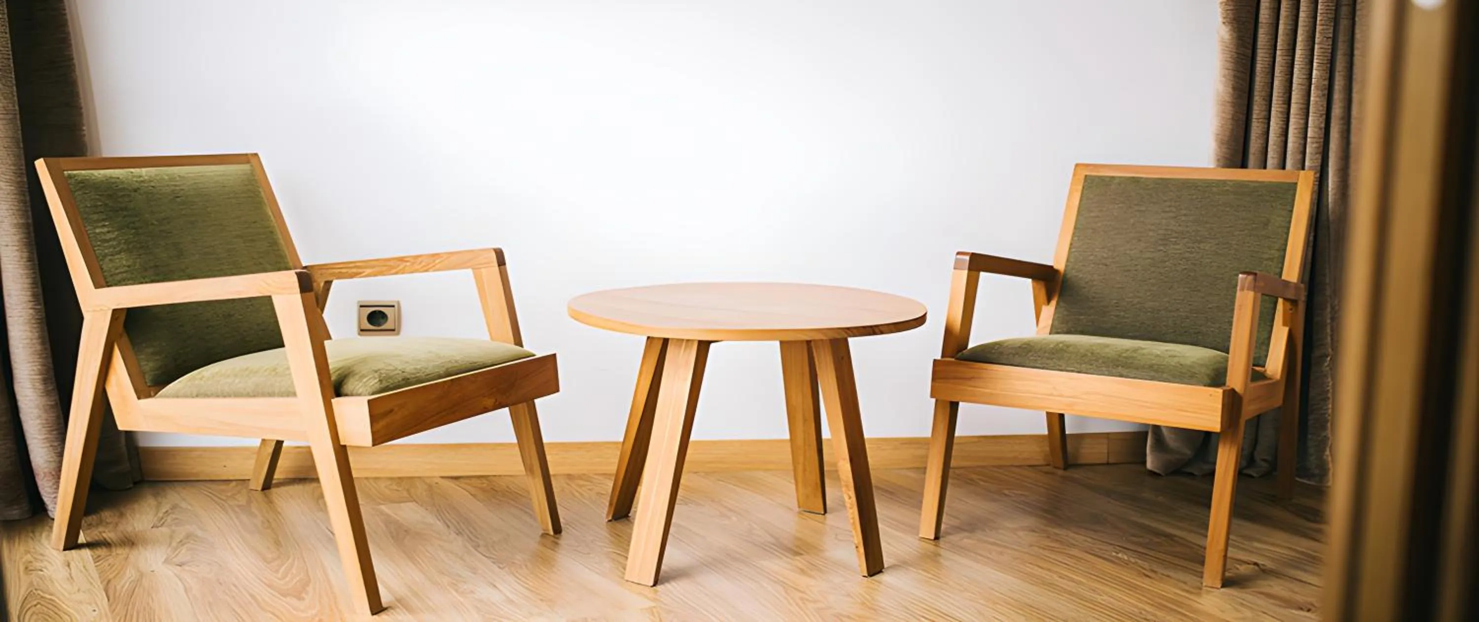 Seating area in Hotel Rural Quercus Tierra