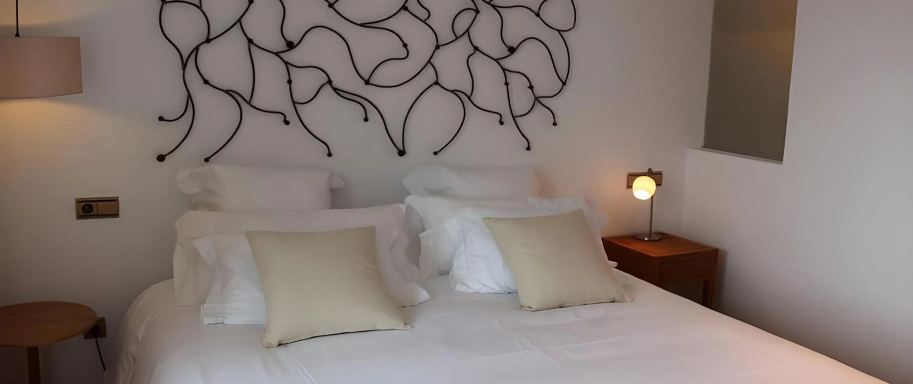 Bed in Hotel Rural Quercus Tierra