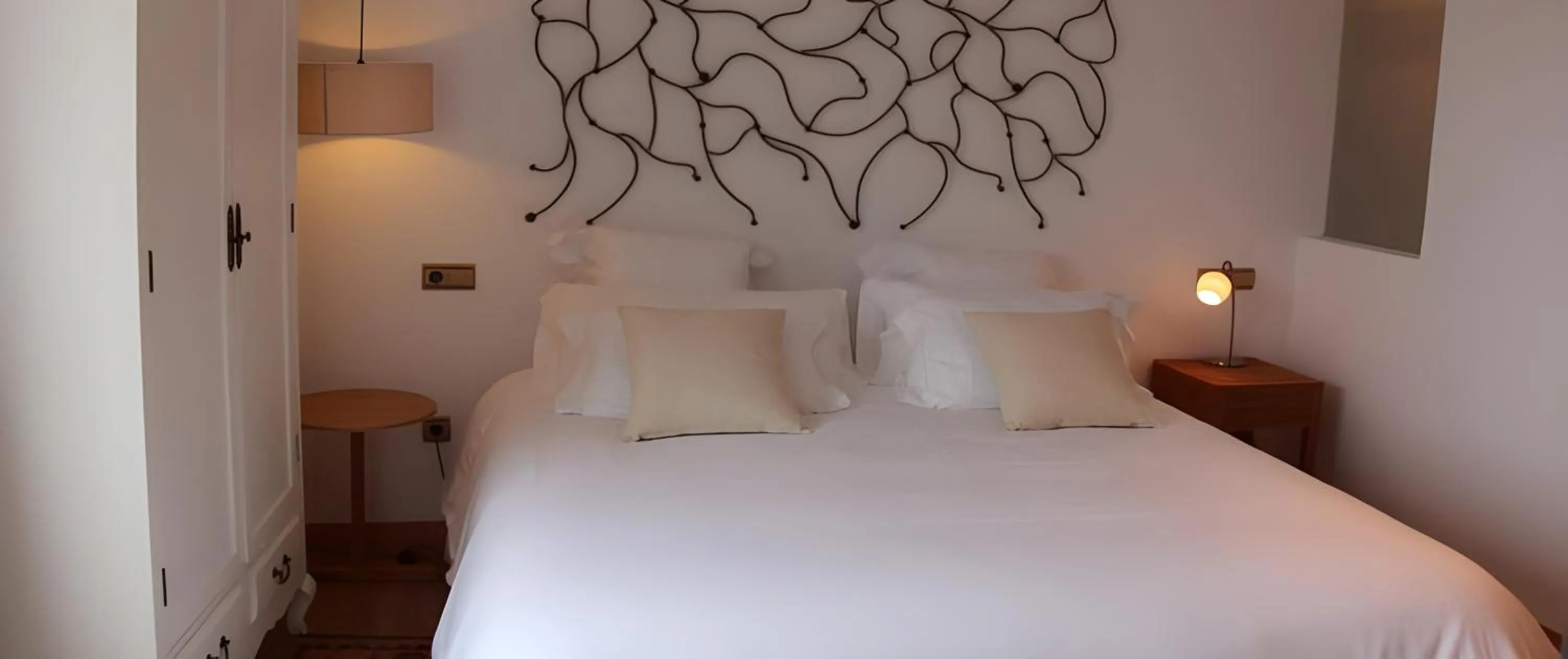 Bed in Hotel Rural Quercus Tierra