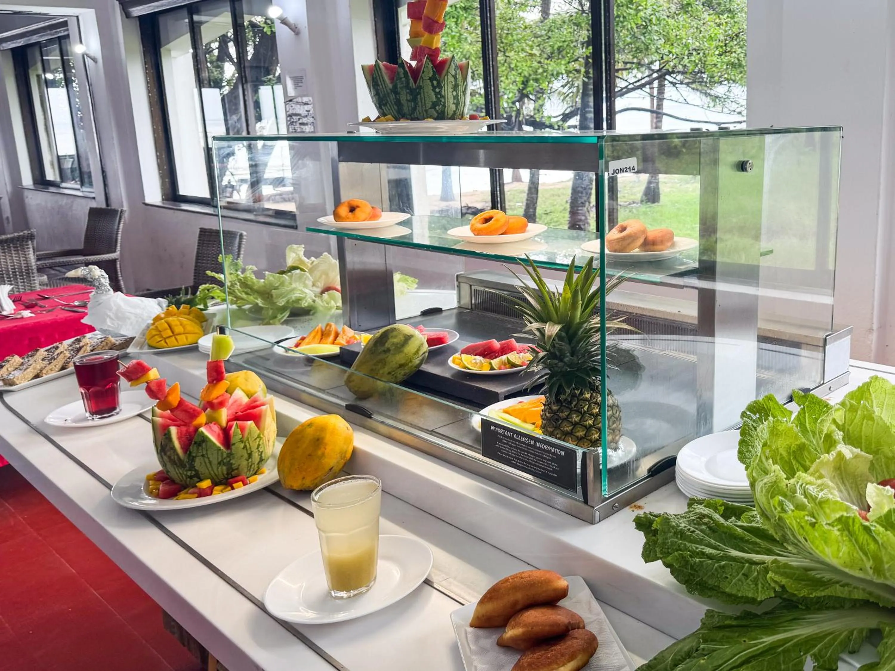 Breakfast in Milele Beach Hotel