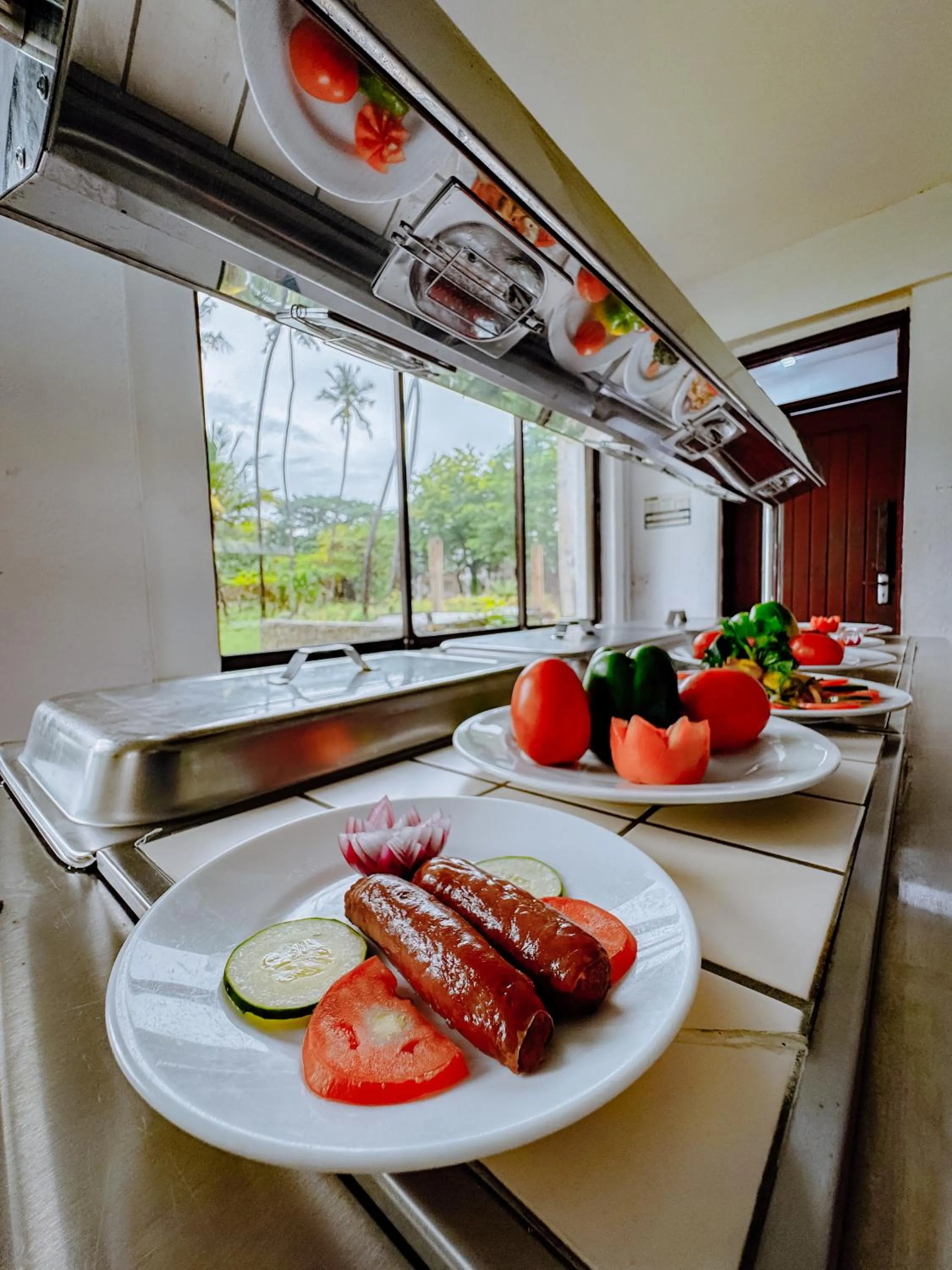 Breakfast in Milele Beach Hotel