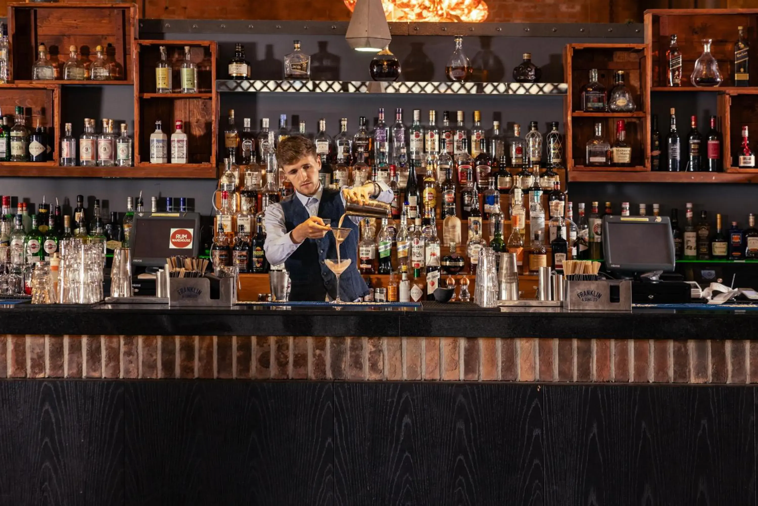 Lounge or bar in Titanic Hotel Liverpool Lounge or bar in Titanic Hotel Liverpool