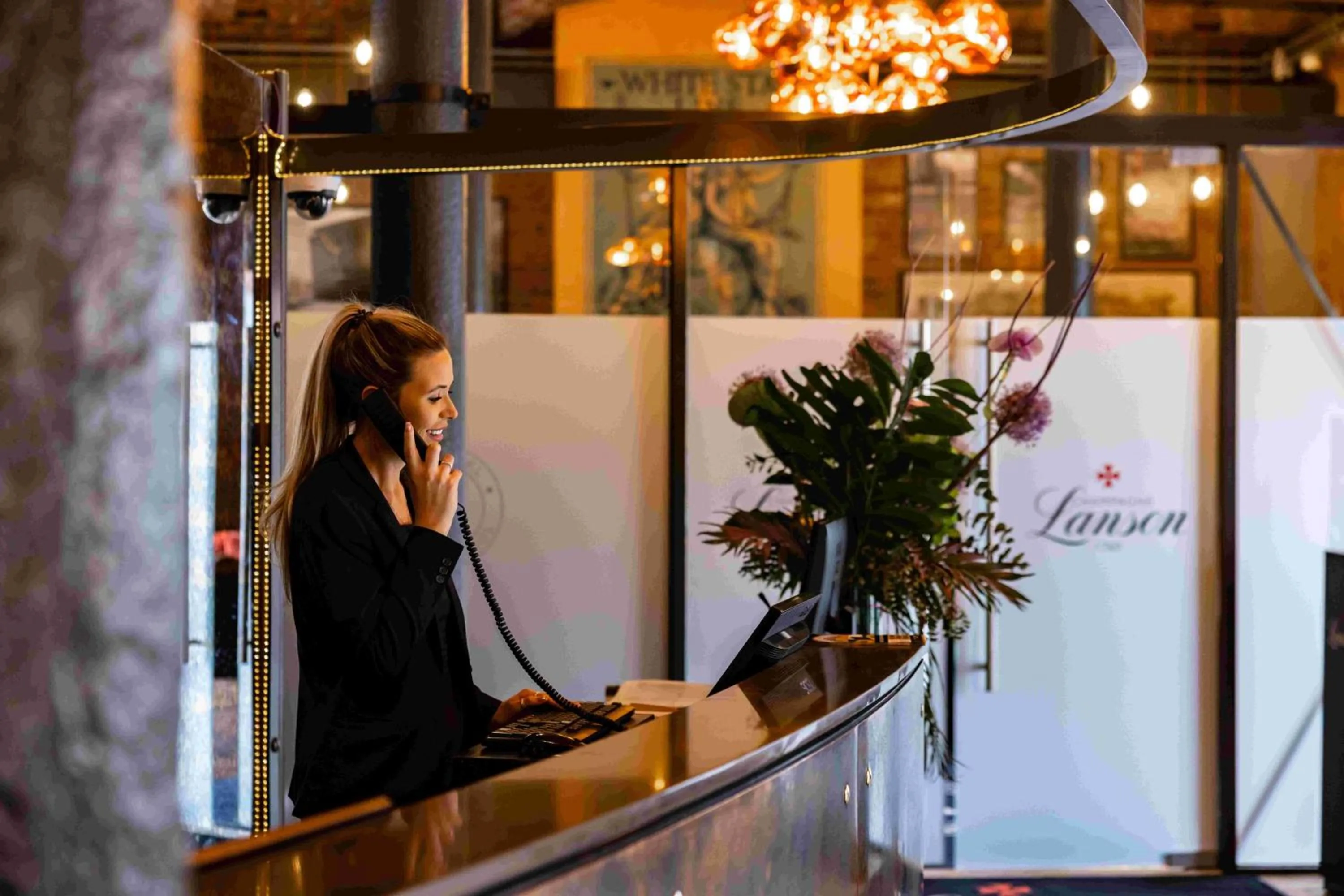 Lobby or reception in Titanic Hotel Liverpool