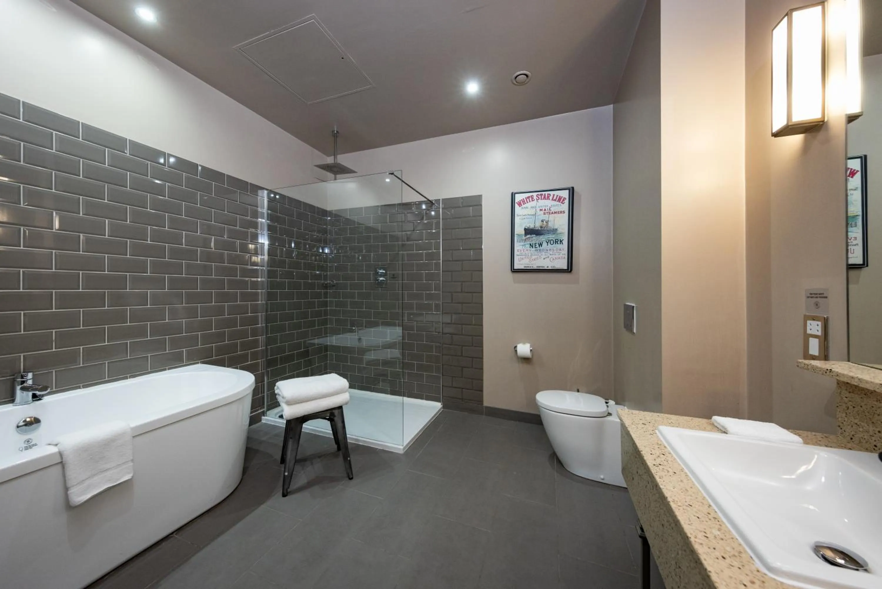 Bathroom in Titanic Hotel Liverpool