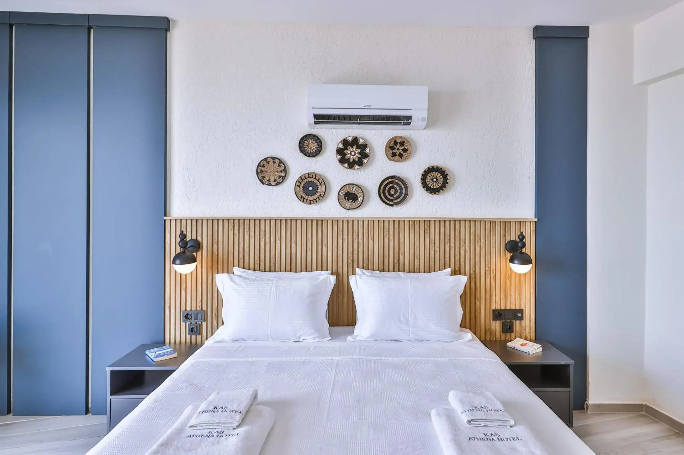 Bed in Kas Athena Hotel Bed in Kas Athena Hotel