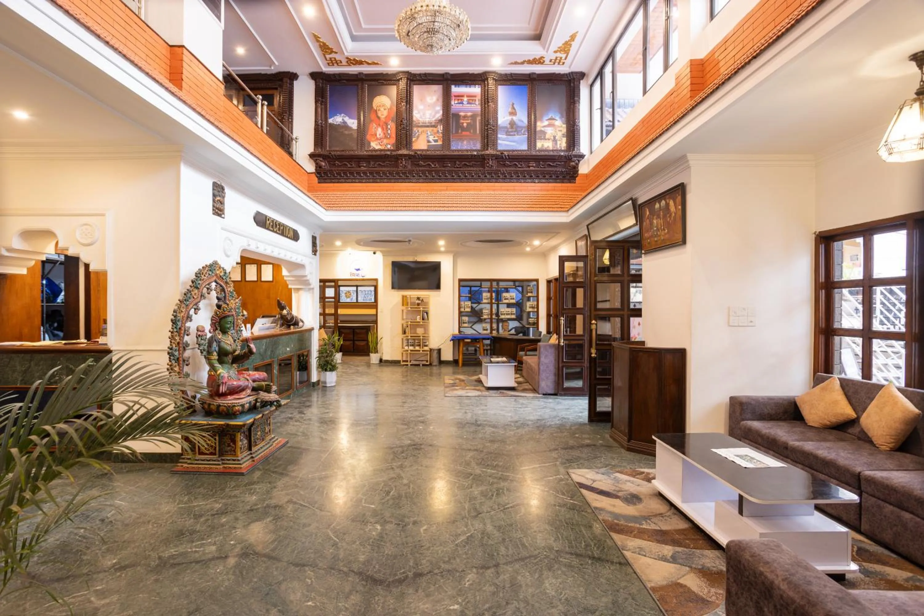 Lobby or reception in Kathmandu Business Hotel