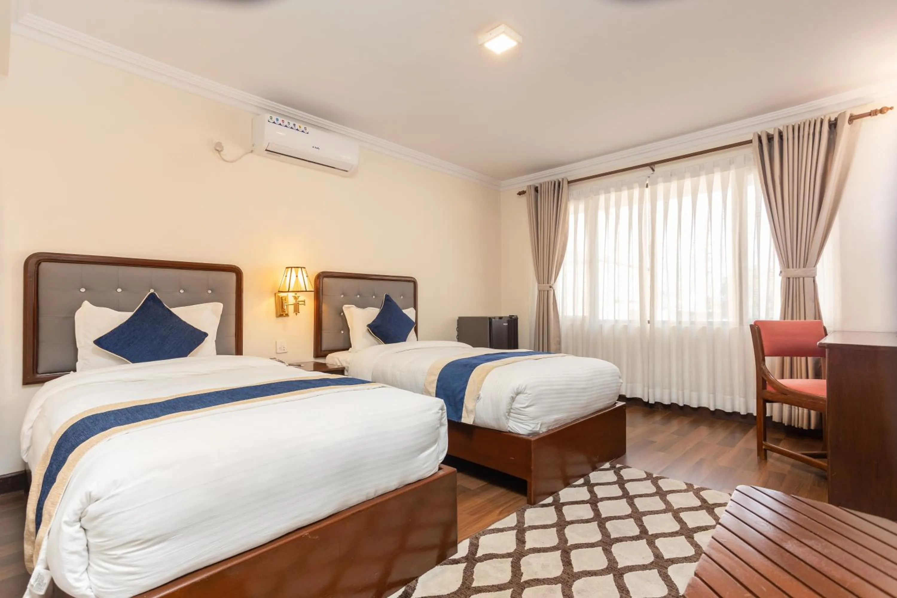 Bed in Kathmandu Business Hotel