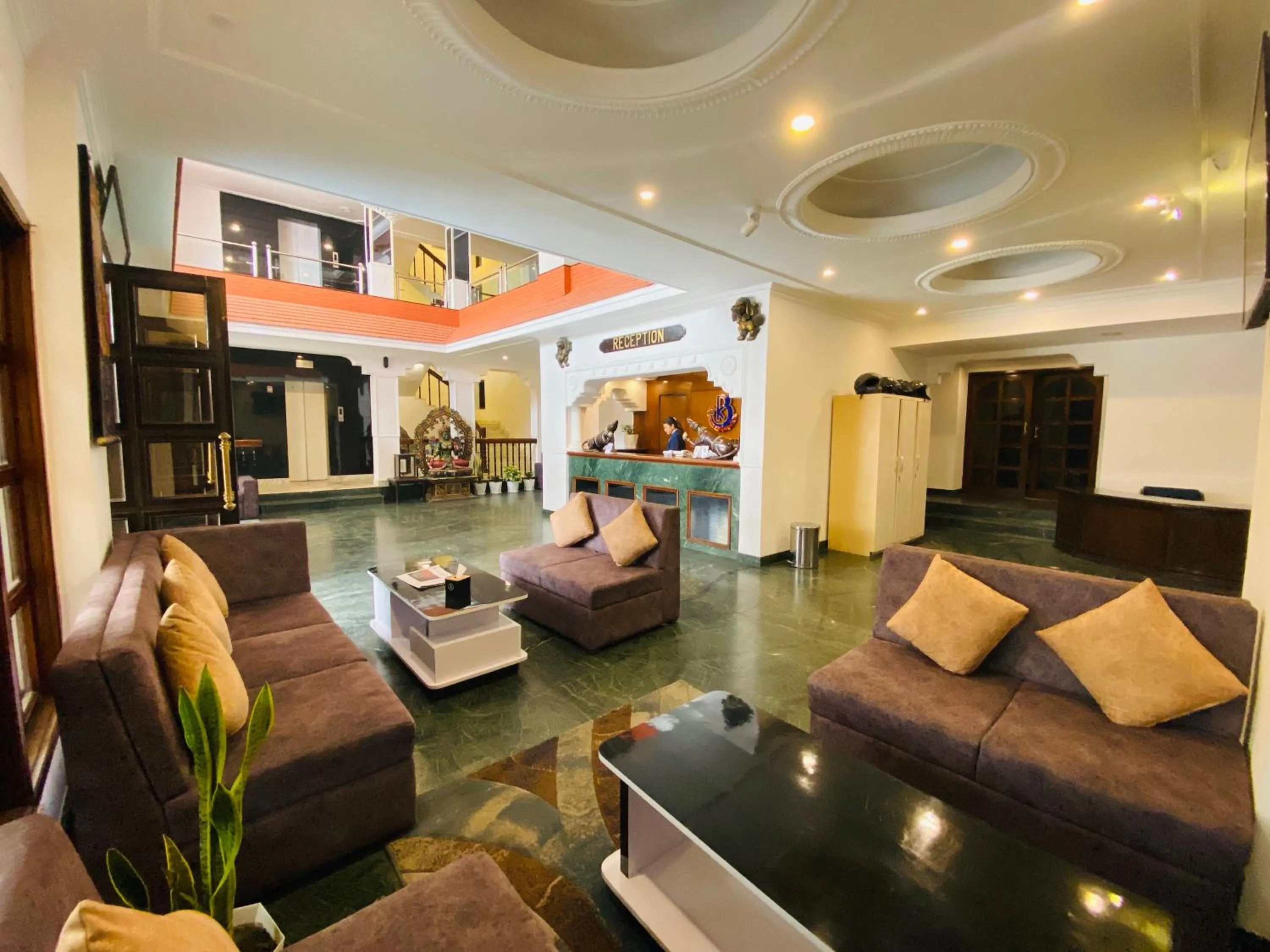 Lobby or reception in Kathmandu Business Hotel