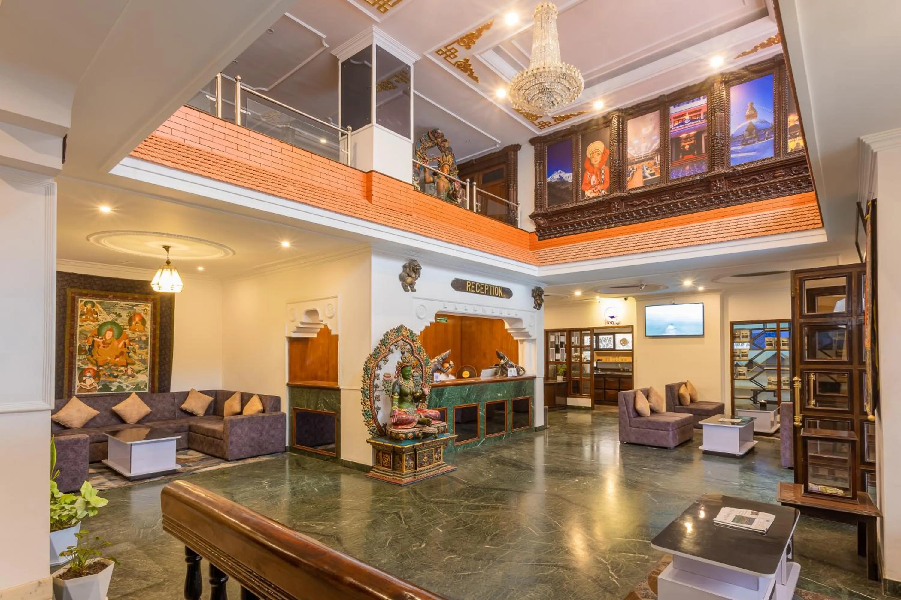 Lobby or reception in Kathmandu Business Hotel