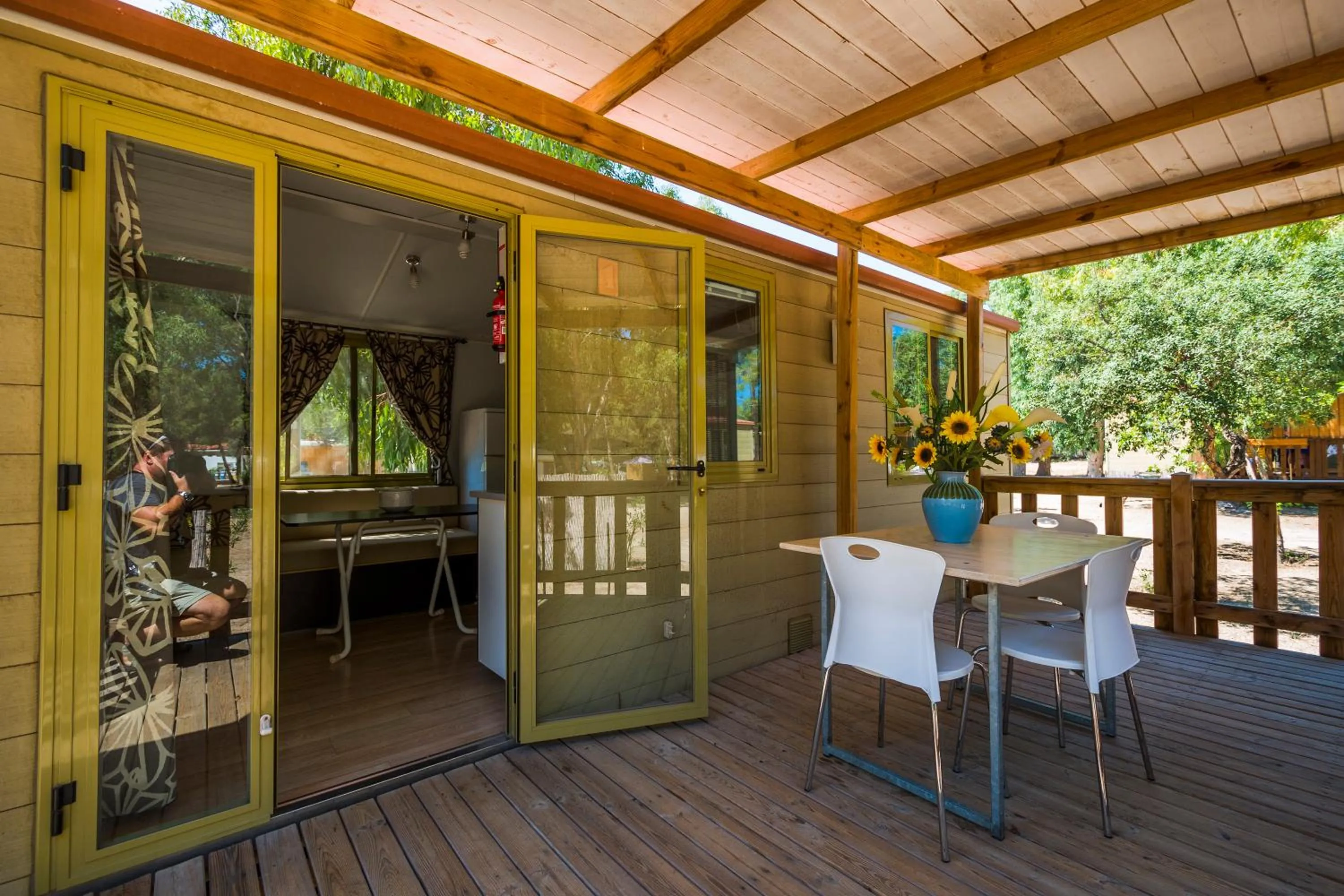 Patio in Tiliguerta Glamping&Camping Village