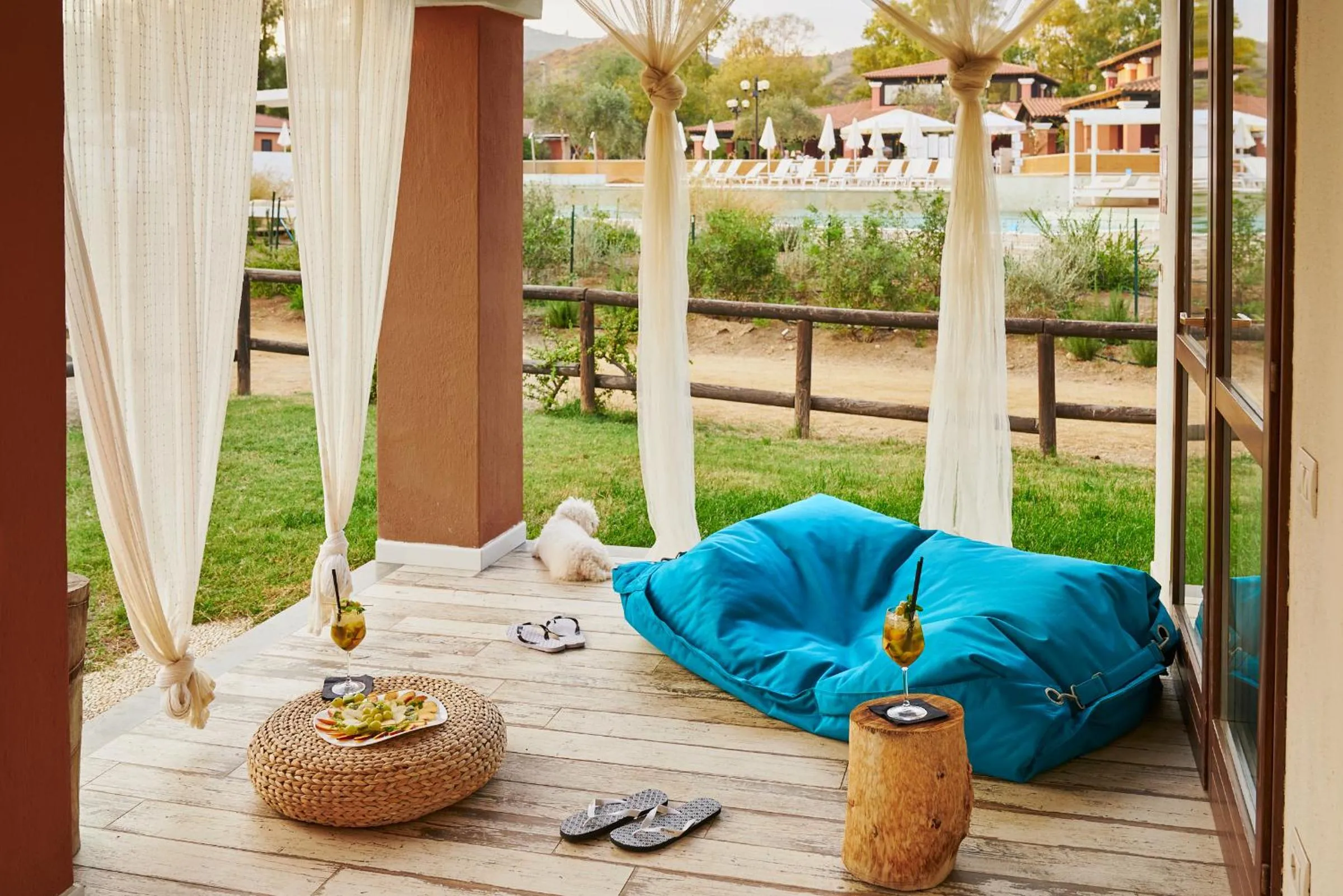 Patio in Tiliguerta Glamping&Camping Village