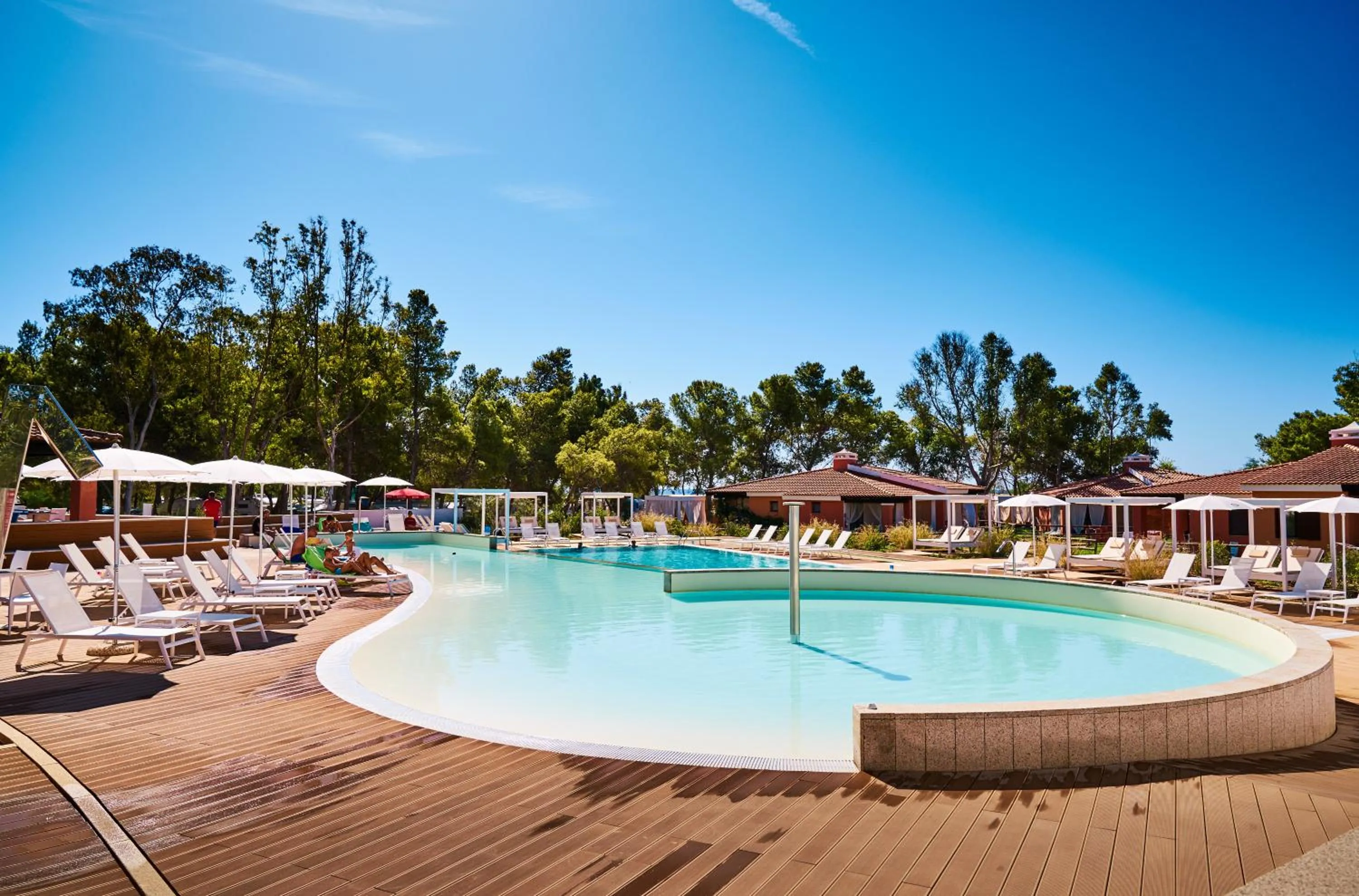 Swimming pool in Tiliguerta Glamping&Camping Village